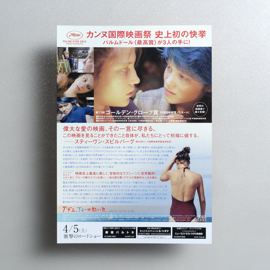 Blue Is the Warmest Colour B5 Flyer - reverse