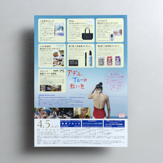 Blue Is the Warmest Colour B5 Folded Flyer - reverse