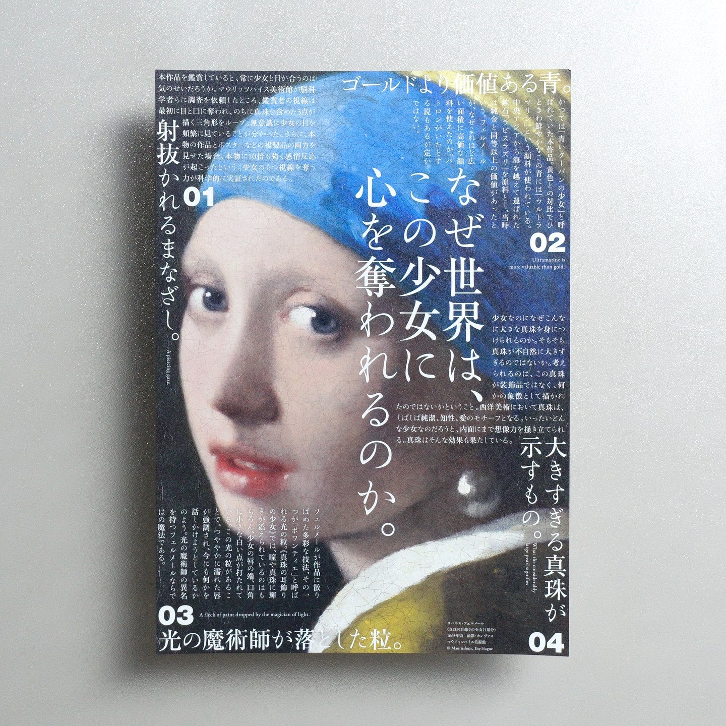 Vermeer’s Girl with a Pearl Earring: Dutch masterpieces of the 17th century 2026 Japanese A4 Exhibition Flyer - reverse