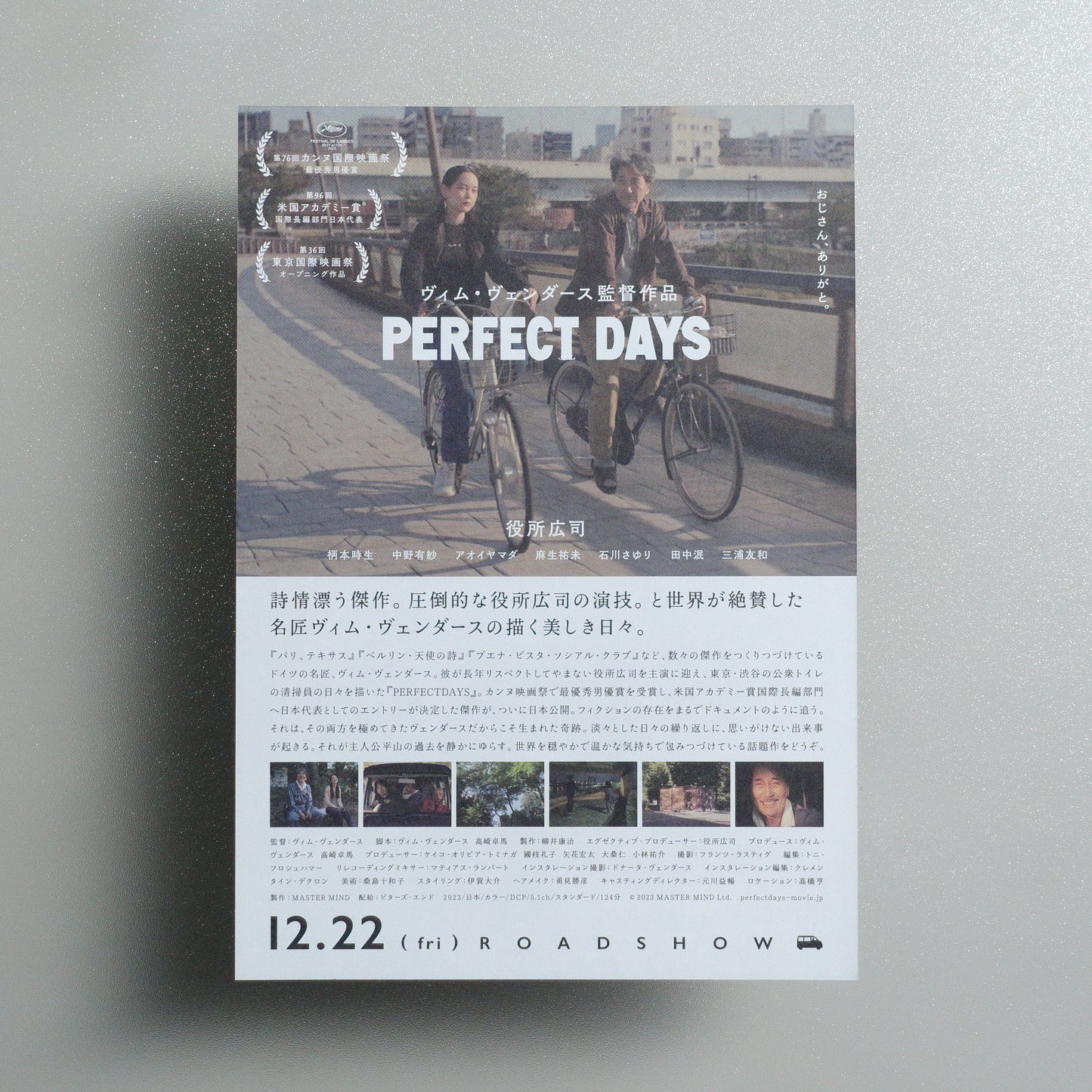 Perfect Days B5 Flyer - reverse
