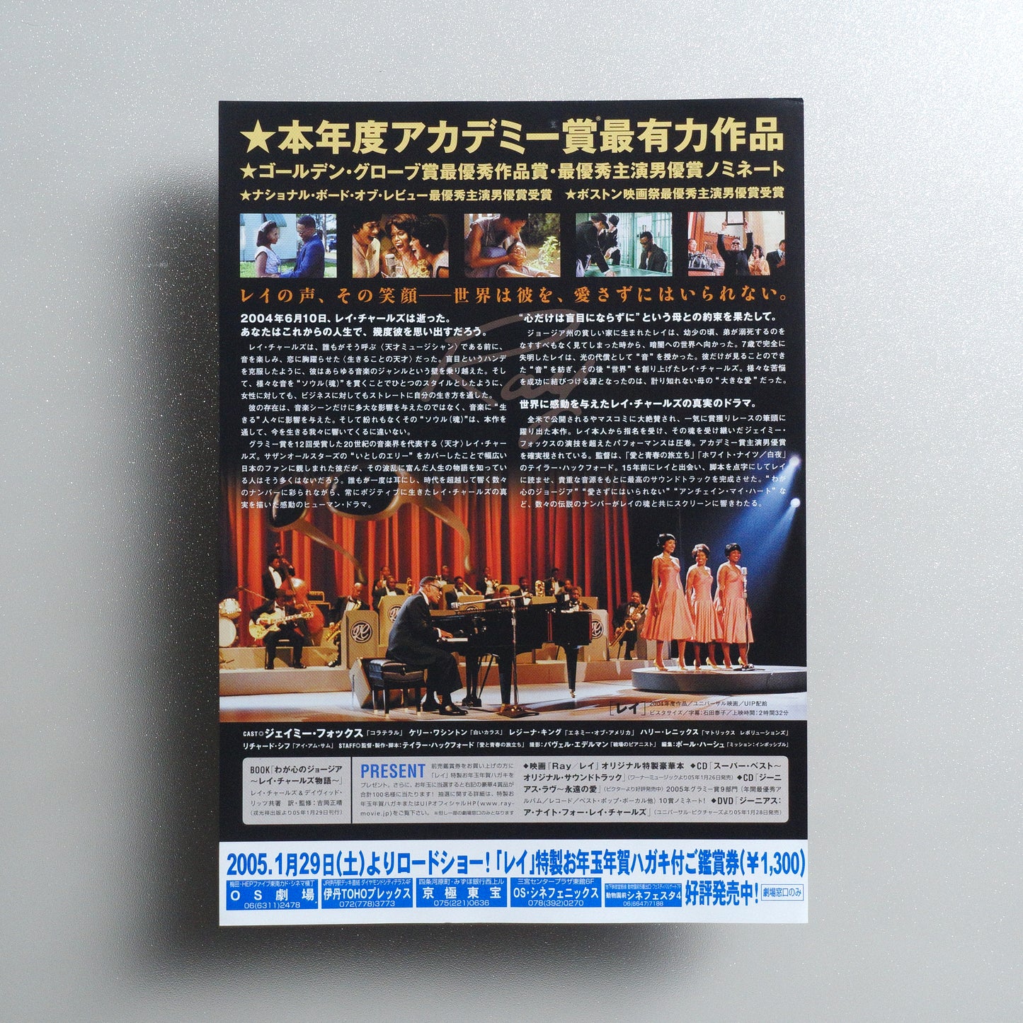 Ray B5 Flyer - reverse
