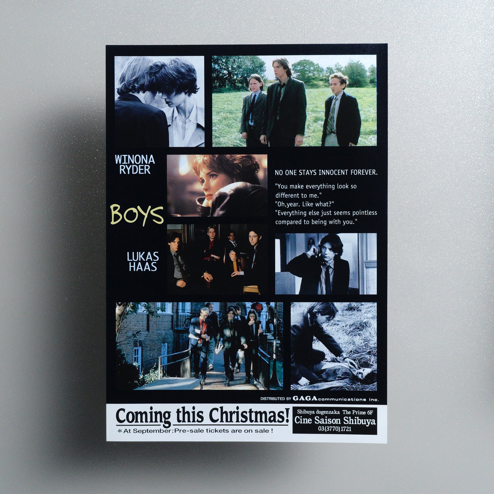 Boys 1997 B5 Flyer - reverse