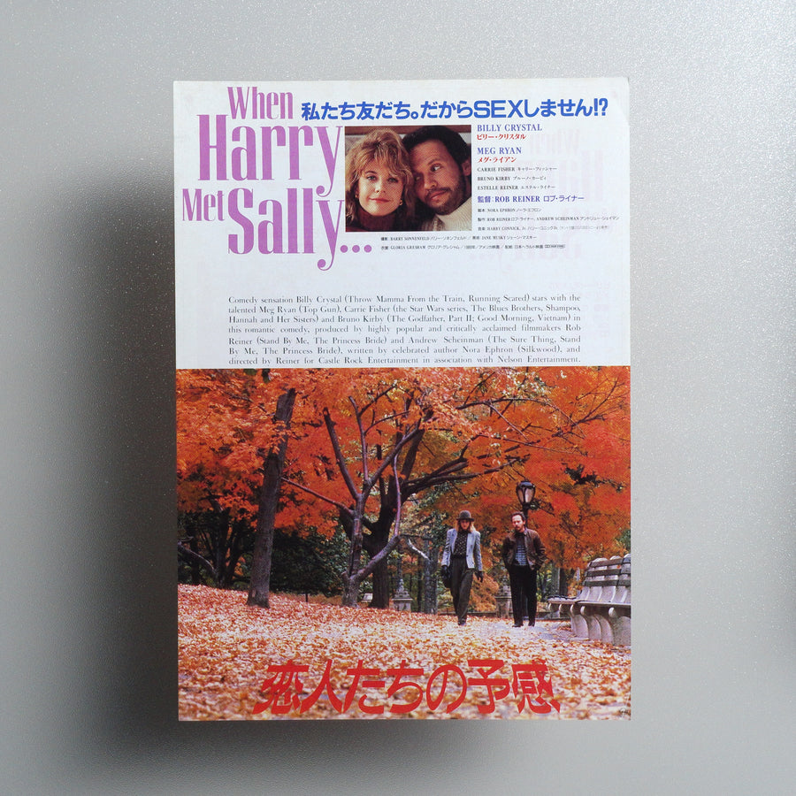 When Harry Met Sally... 1990 B5 Flyer - front
