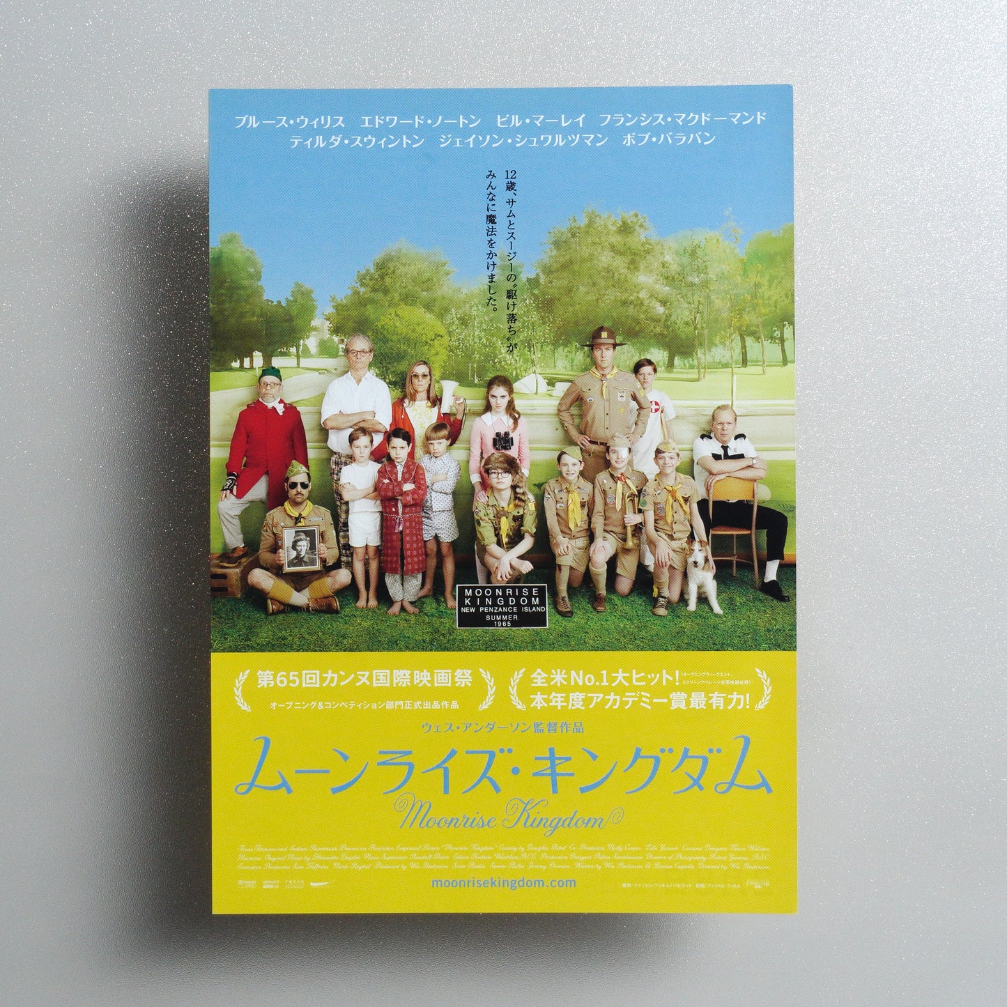 Moonrise Kingdom Japanese B5 Flyer - front