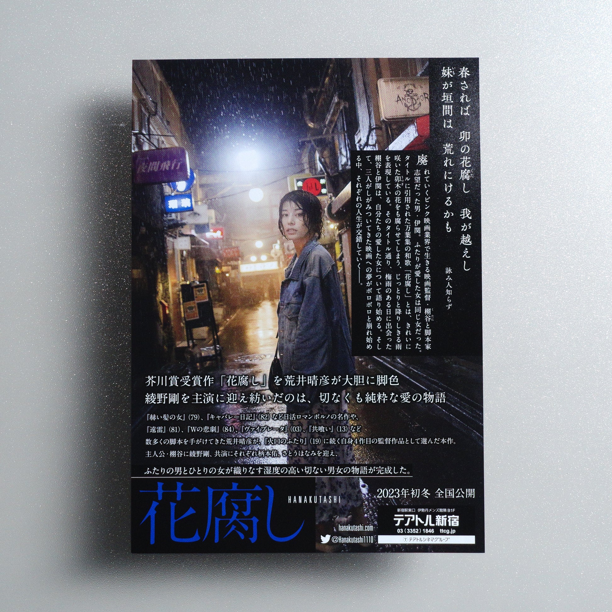 A Spoiling Rain B5 Flyer - Teaser Visual - reverse
