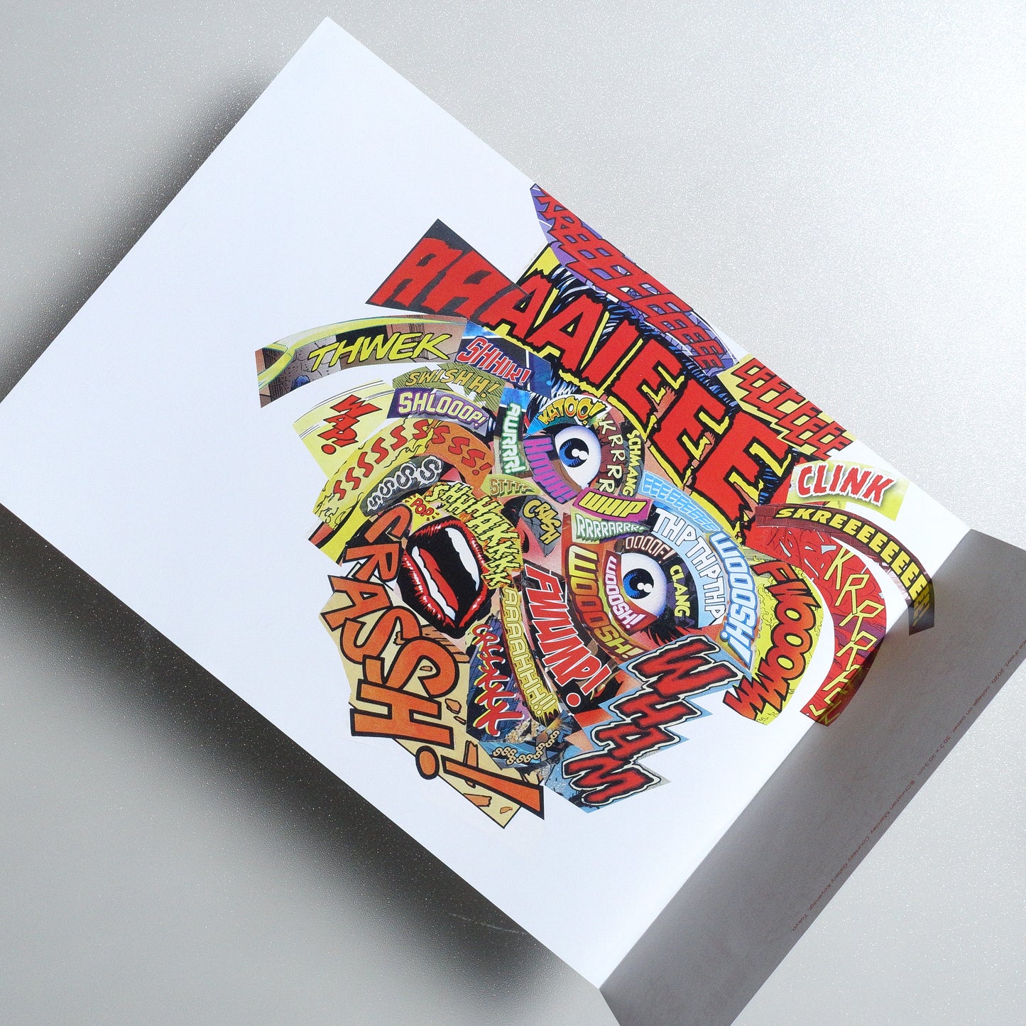 Christian Marclay: Translating A4 Exhibition flyer - detail
