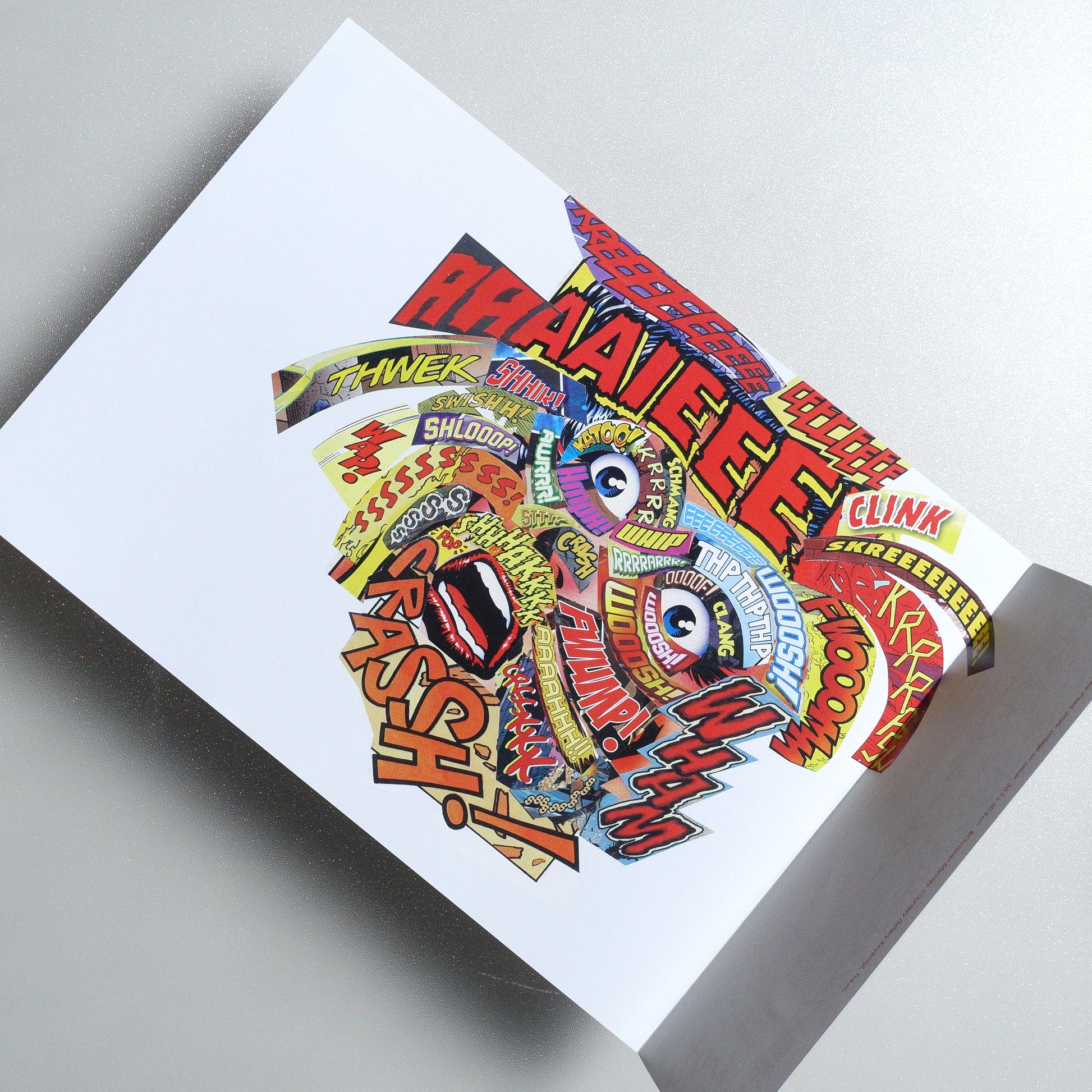 Christian Marclay: Translating A4 Exhibition flyer - detail