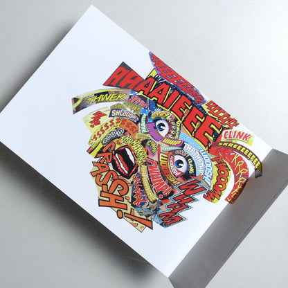Christian Marclay: Translating A4 Exhibition flyer - detail