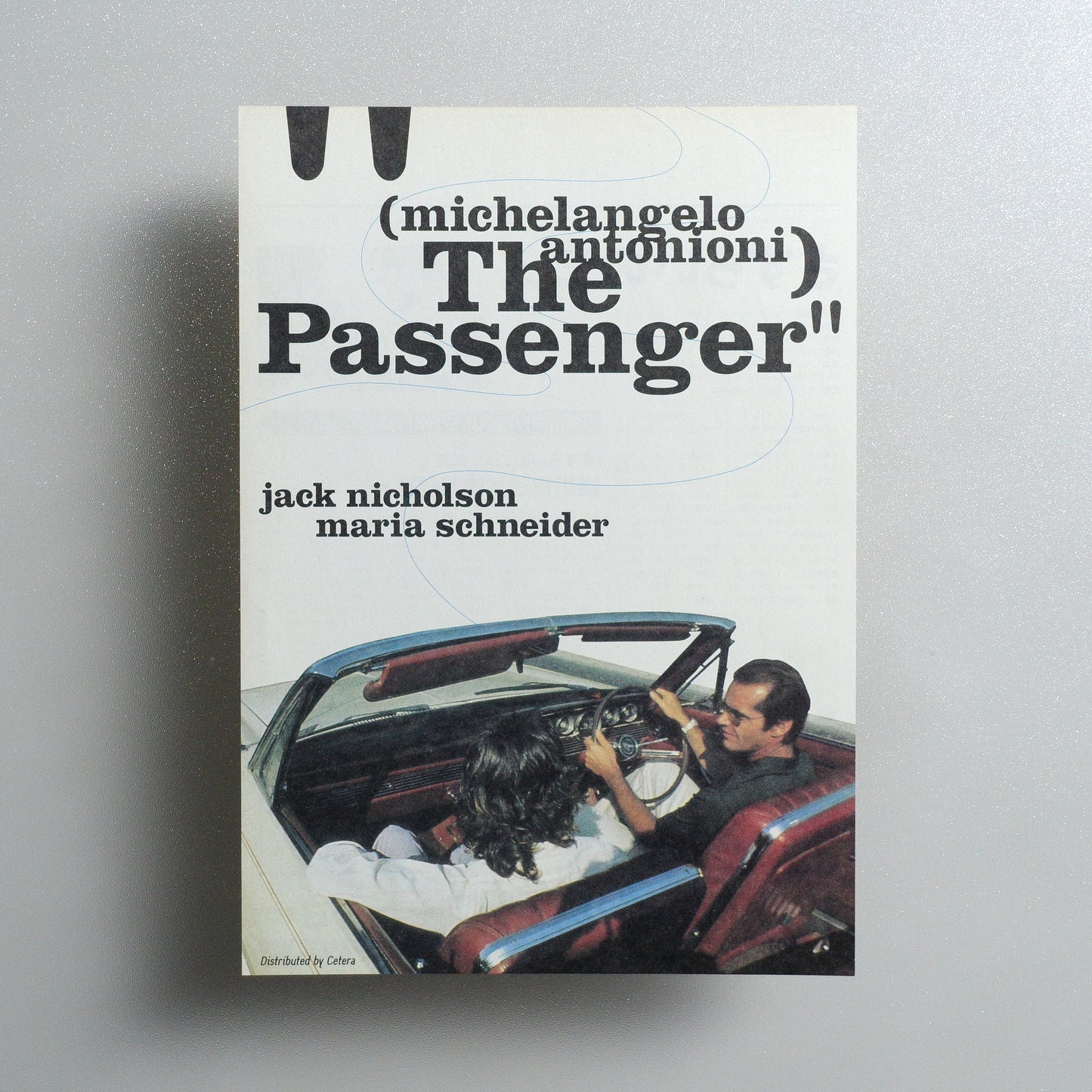 The Passenger B5 Flyer - front