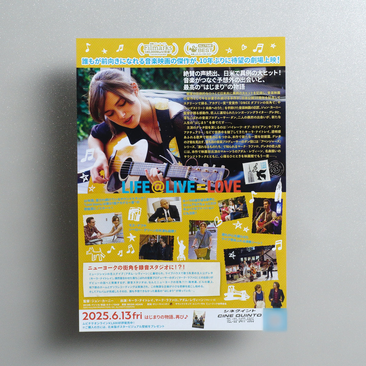 Begin Again B5 Flyer - reverse