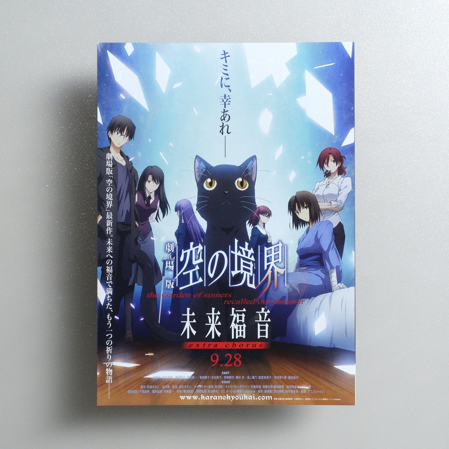 The Garden of Sinners: Future Gospel 2013 Japanese B5 Folded Flyer - front
