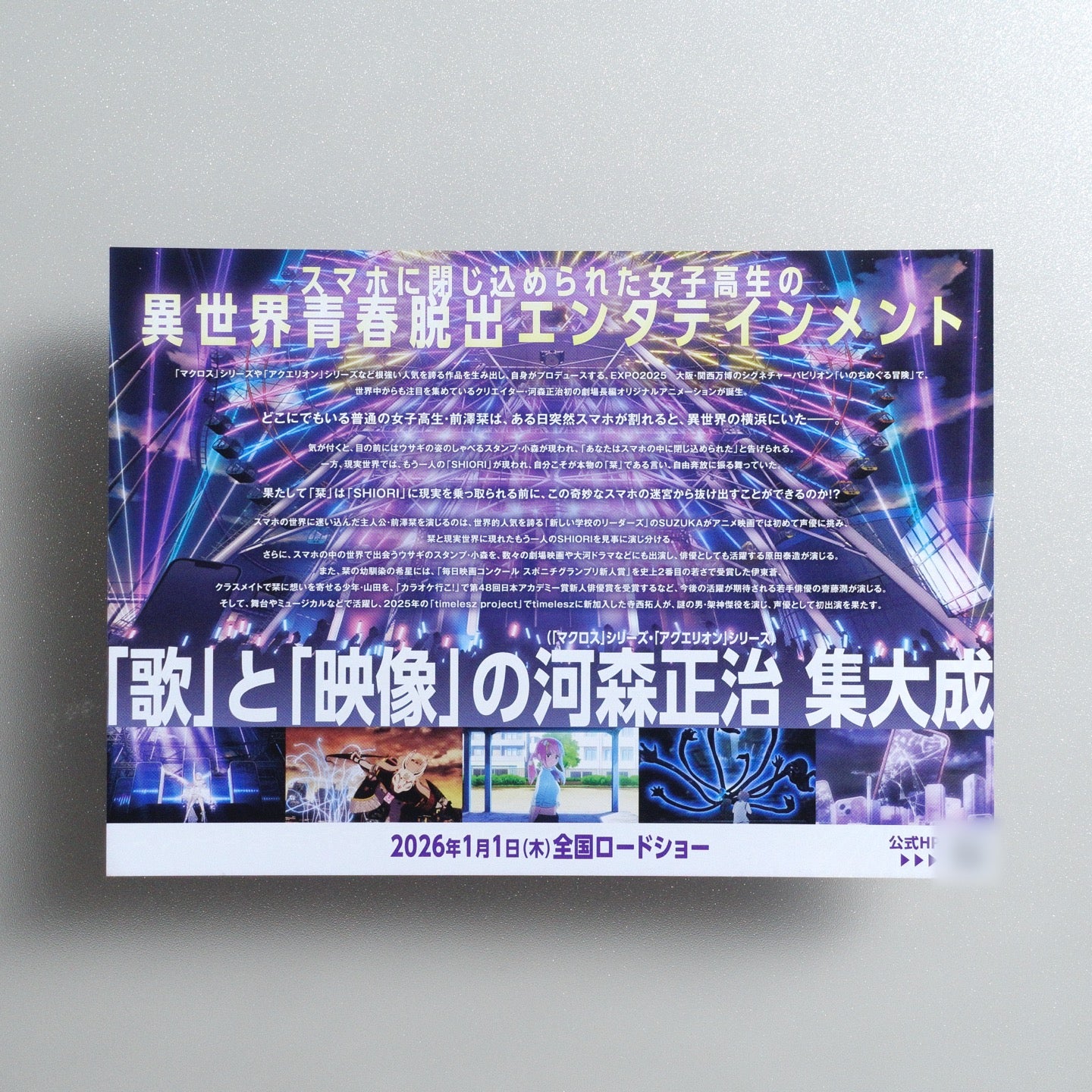 Labyrinth 2025 Japanese B5 Movie Flyer - reverse