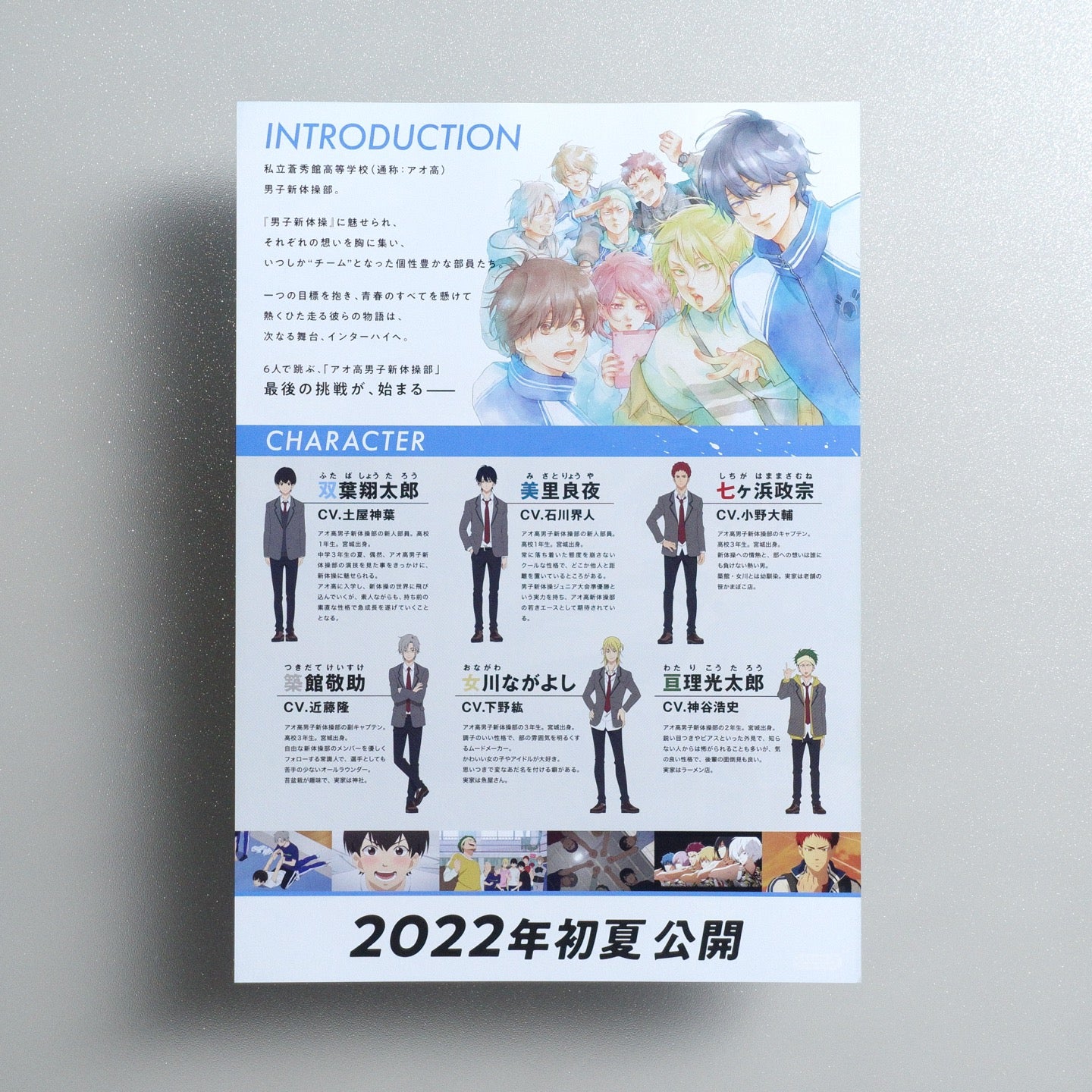 Backflip; The Movie 2022 Japanese B5 Movie Flyer - reverse