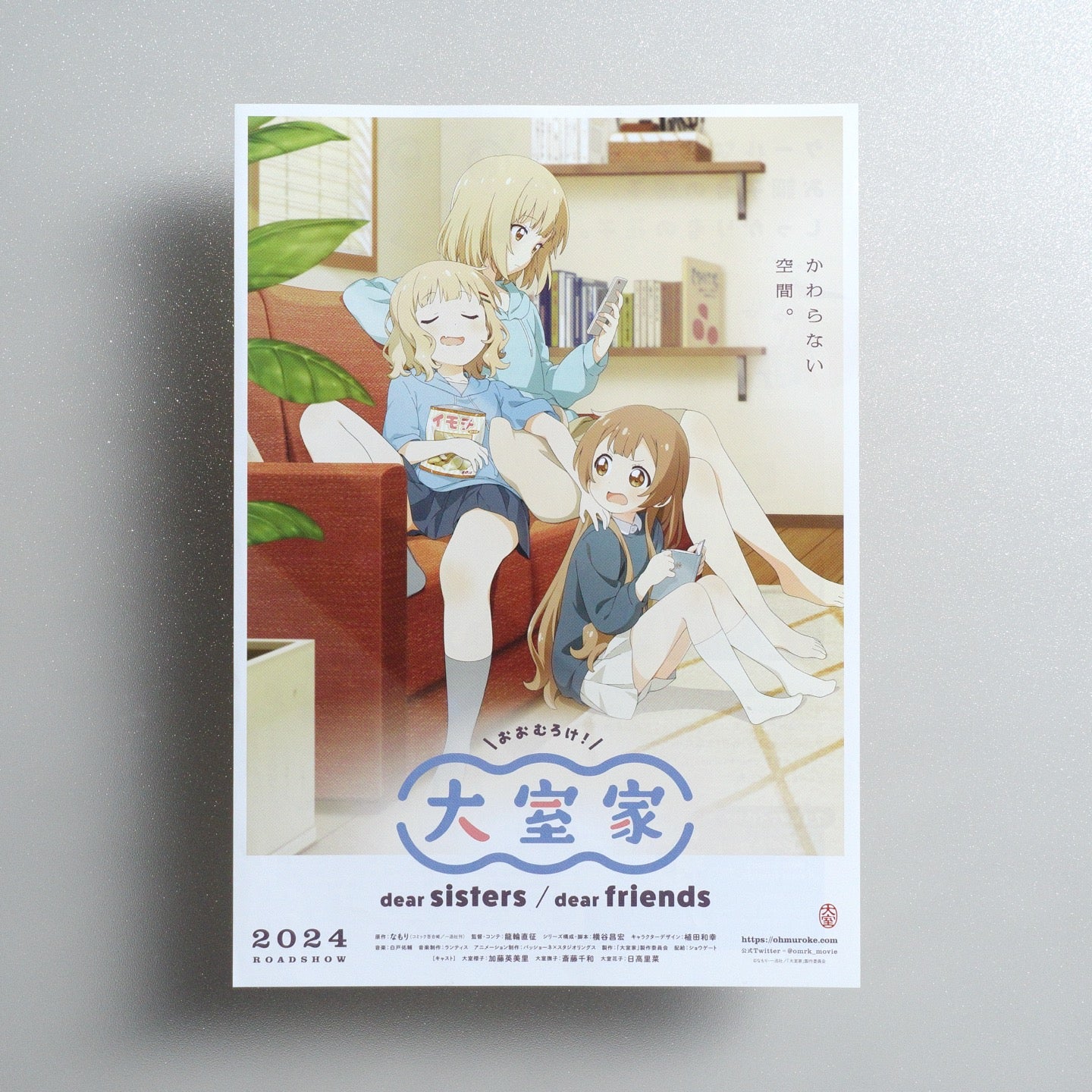 Ômuro-ke: Dear Sisters 2023 Japanese B5 Movie Flyer - front