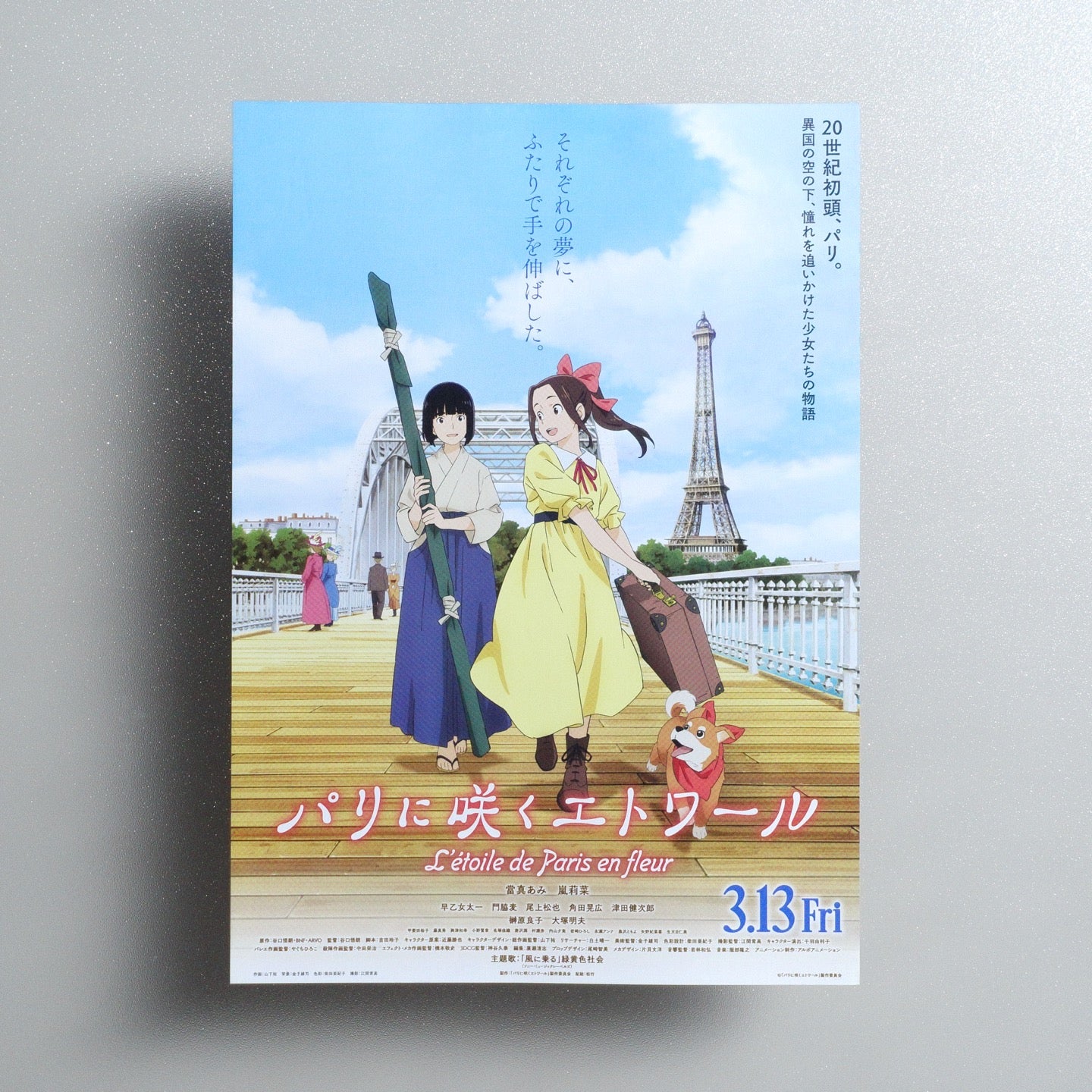 L’étoile de Paris en fleur 2026 Japanese B5 Movie Flyer - front