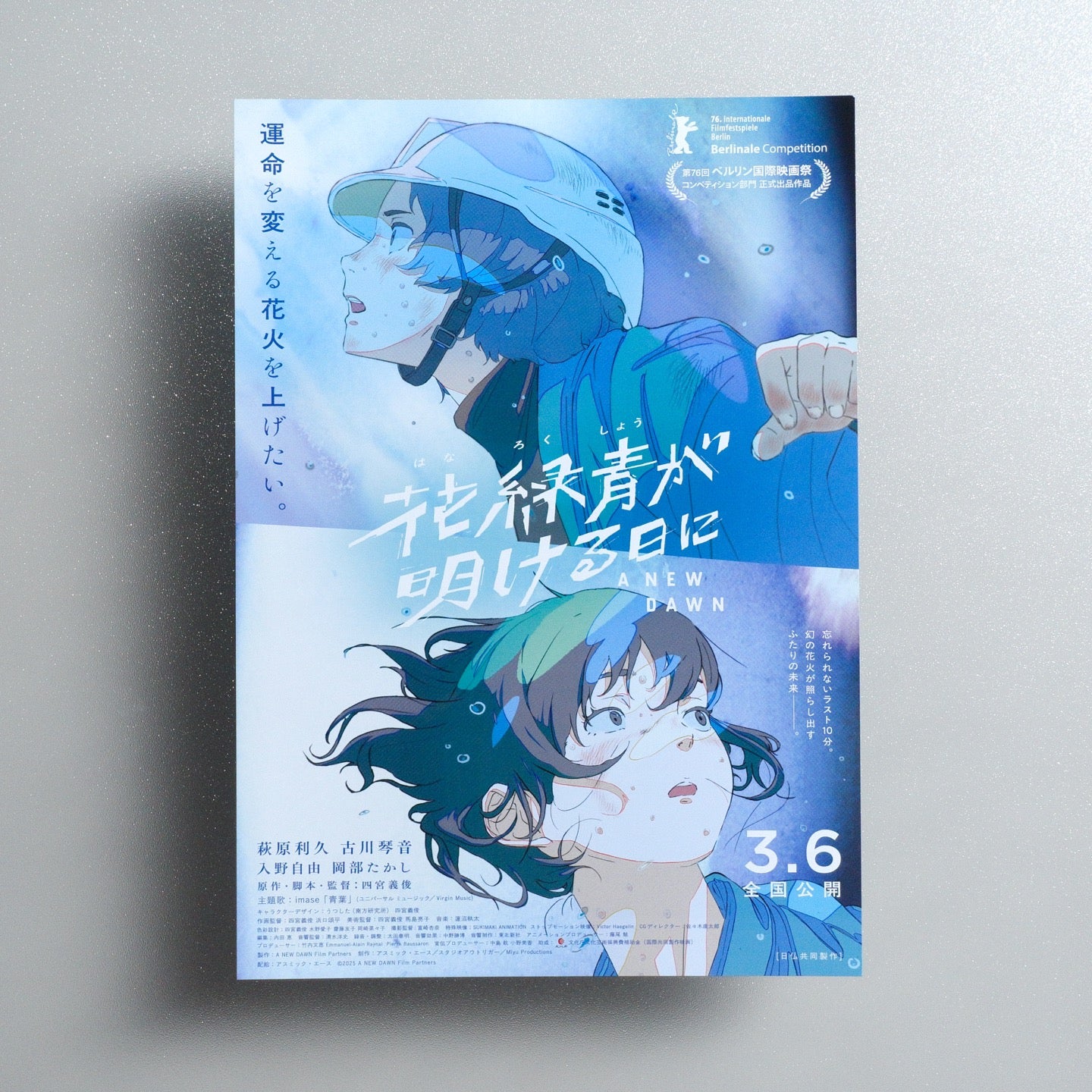 A NEW DAWN 2025 Japanese B5 Movie Flyer - front