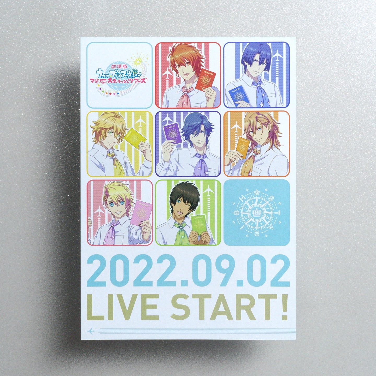 Uta no Prince-sama: Maji LOVE ST☆RISH Tours 2022 Japanese B5 Movie Flyer - front