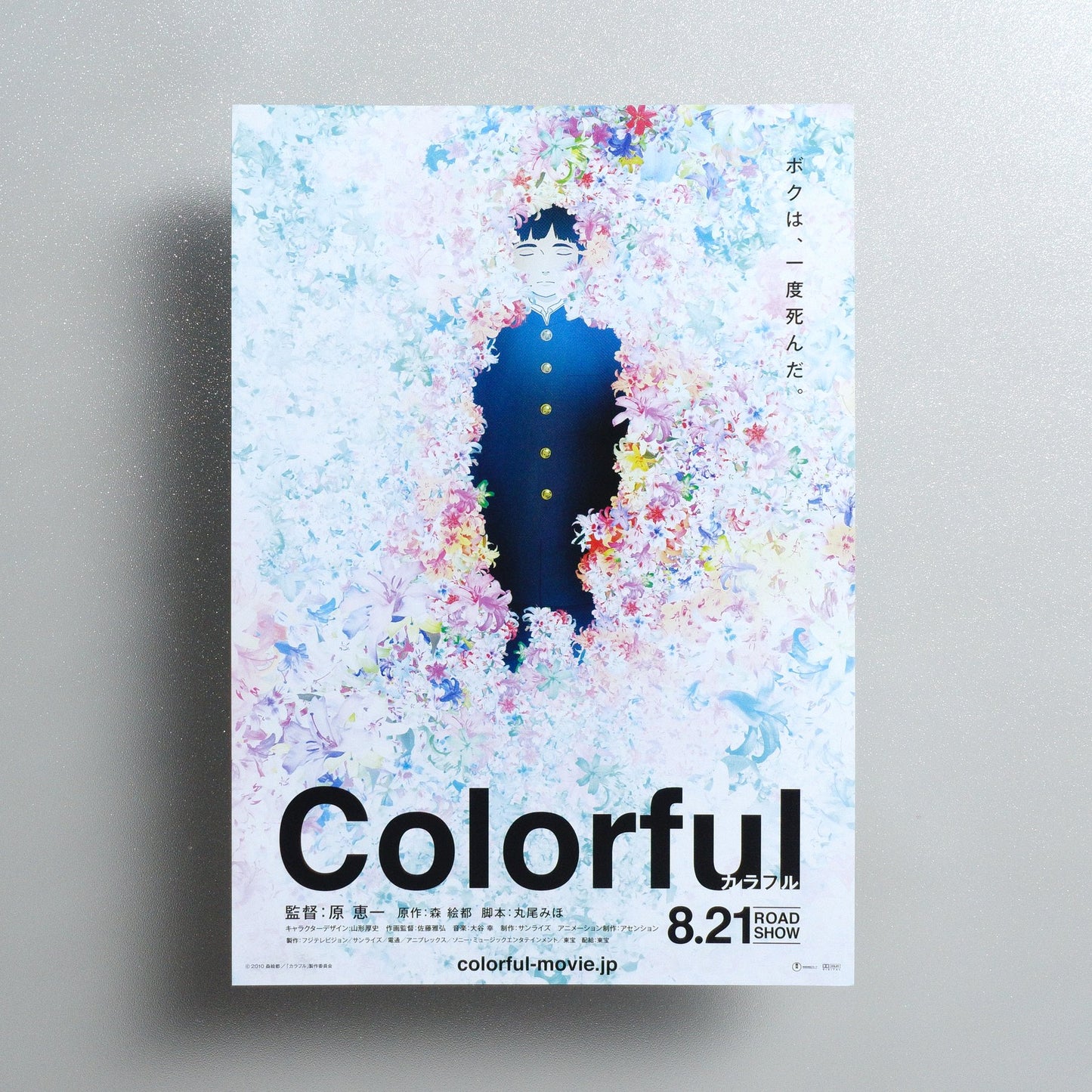 Colorful 2010 Japanese B5 Movie Flyer - front