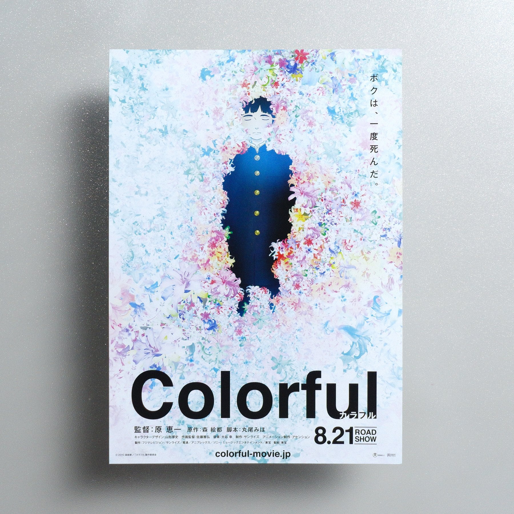 Colorful 2010 Japanese B5 Movie Flyer - front