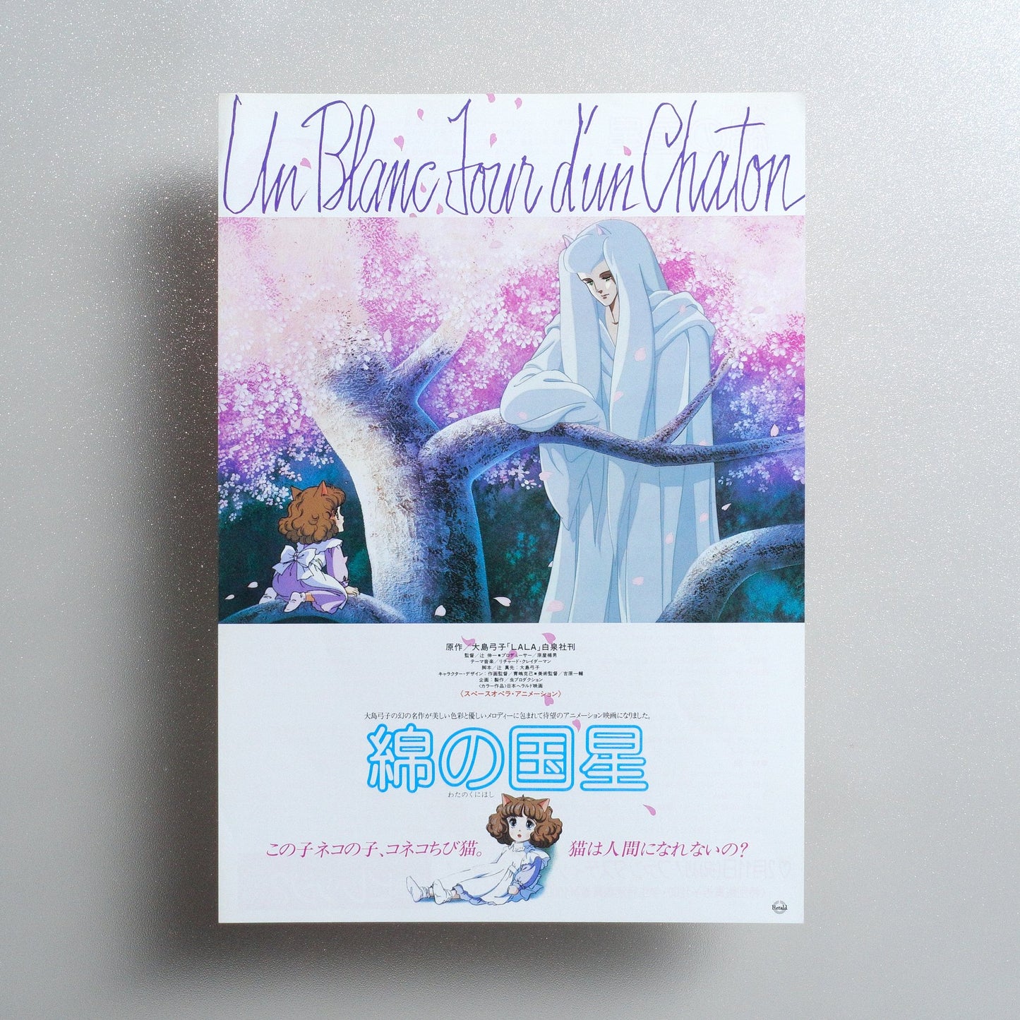 The Star of Cottonland 1983 Japanese B5 Movie Flyer - front