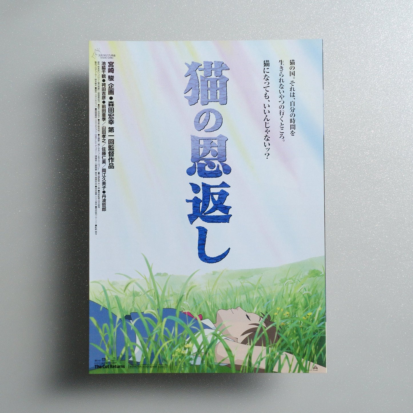 The Cat Returns 2002 Japanese B5 Folded Flyer - front