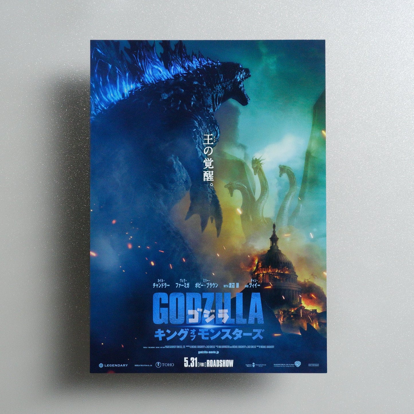 Godzilla: King of the Monsters 2019 Japanese B5 Movie Flyer - front