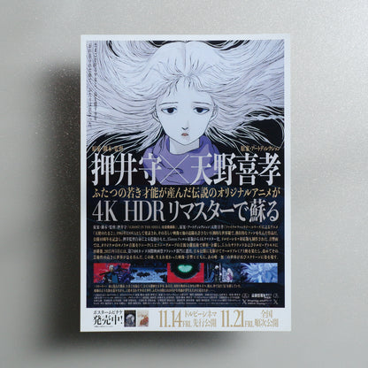 Angel's Egg 2025 Japanese B5 Movie Flyer - reverse