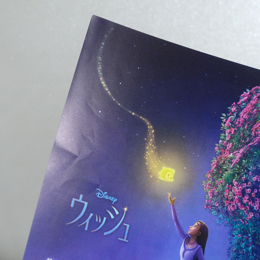 Wish 2023 Japanese B5 Movie Flyer - reverse