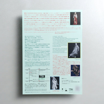(UN)KNOWN HIROKO KOSHINO: New 2026 Japanese A4 Exhibition Flyer - Design A reverse
