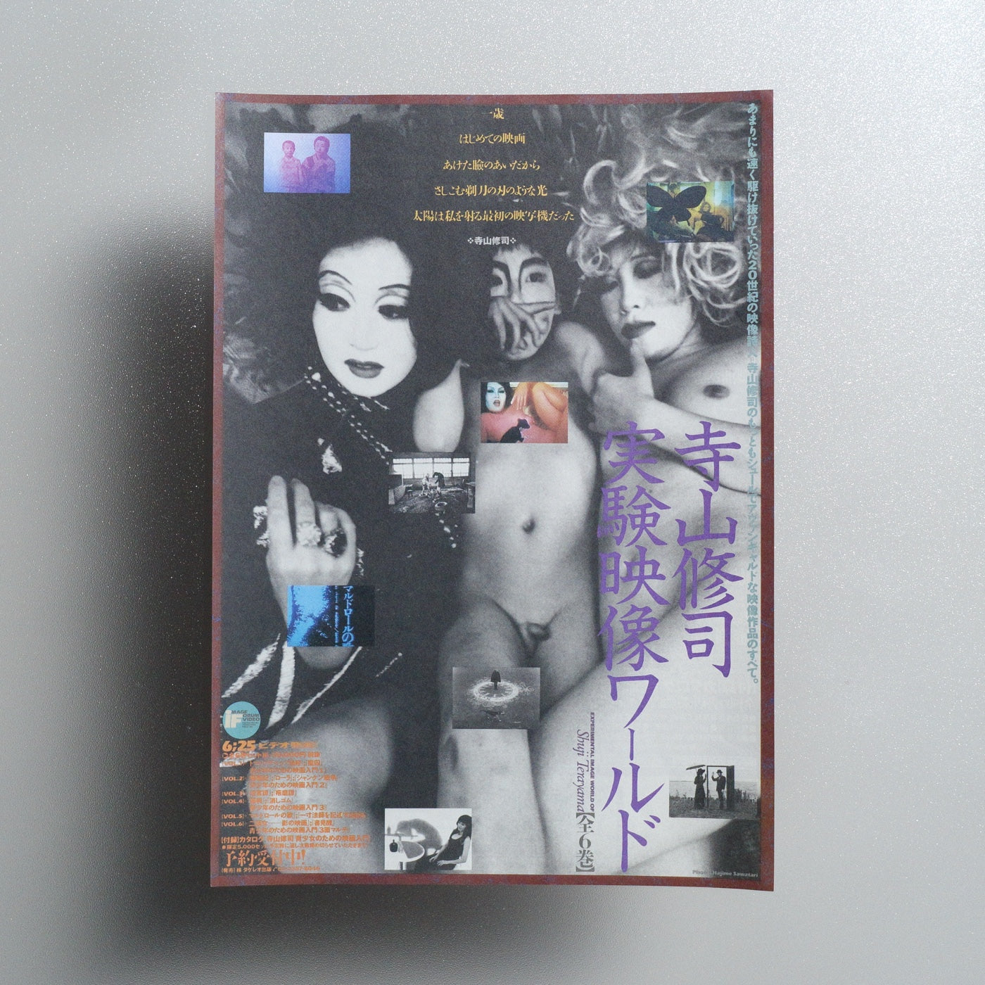 The Experimental Image World of Shuji Terayama 1993 Japanese B5 Exhibition Flyer - front