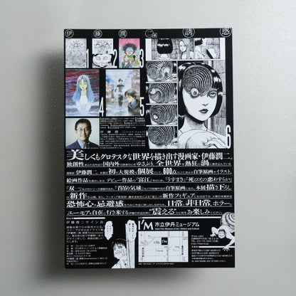 Junji Ito Exhibition Enchantment 2024 Japanese A4 Exhibition Flyer - Itami Edition reverse