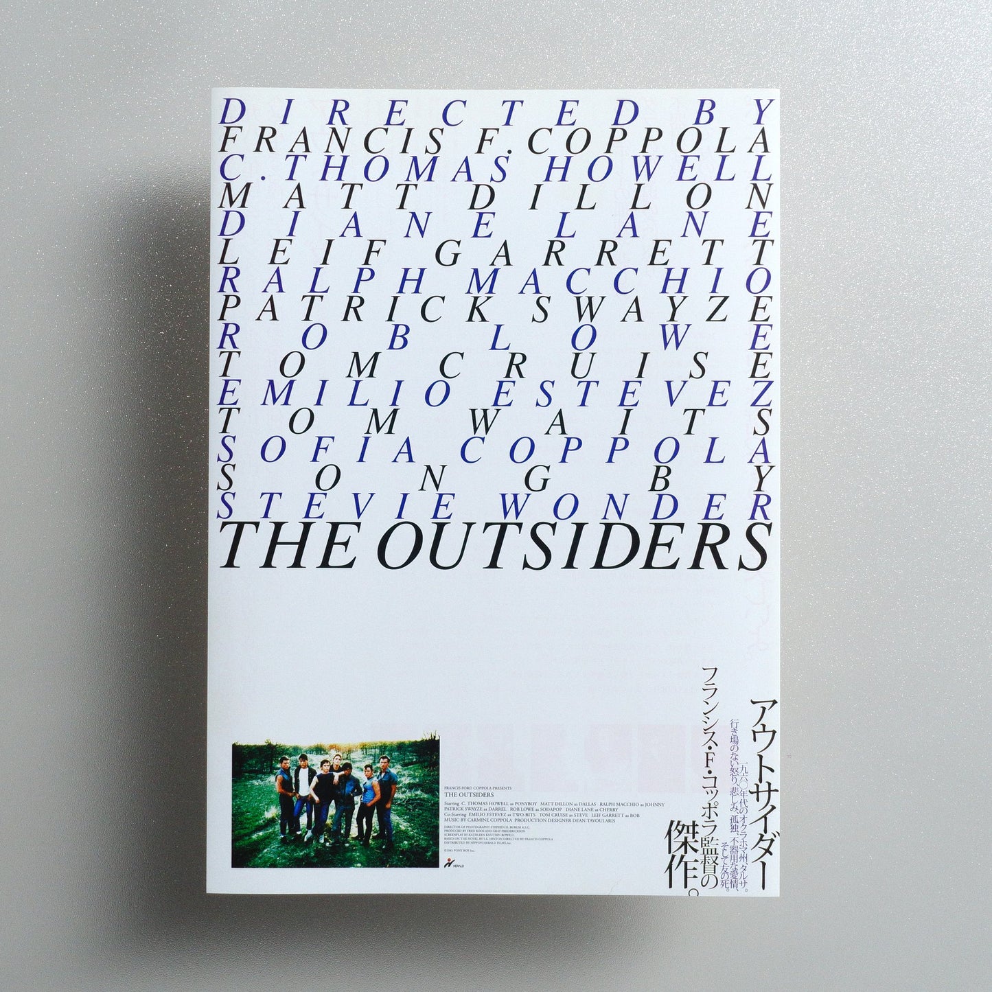 The Outsiders 2000 Japanese B5 Movie Flyer - front