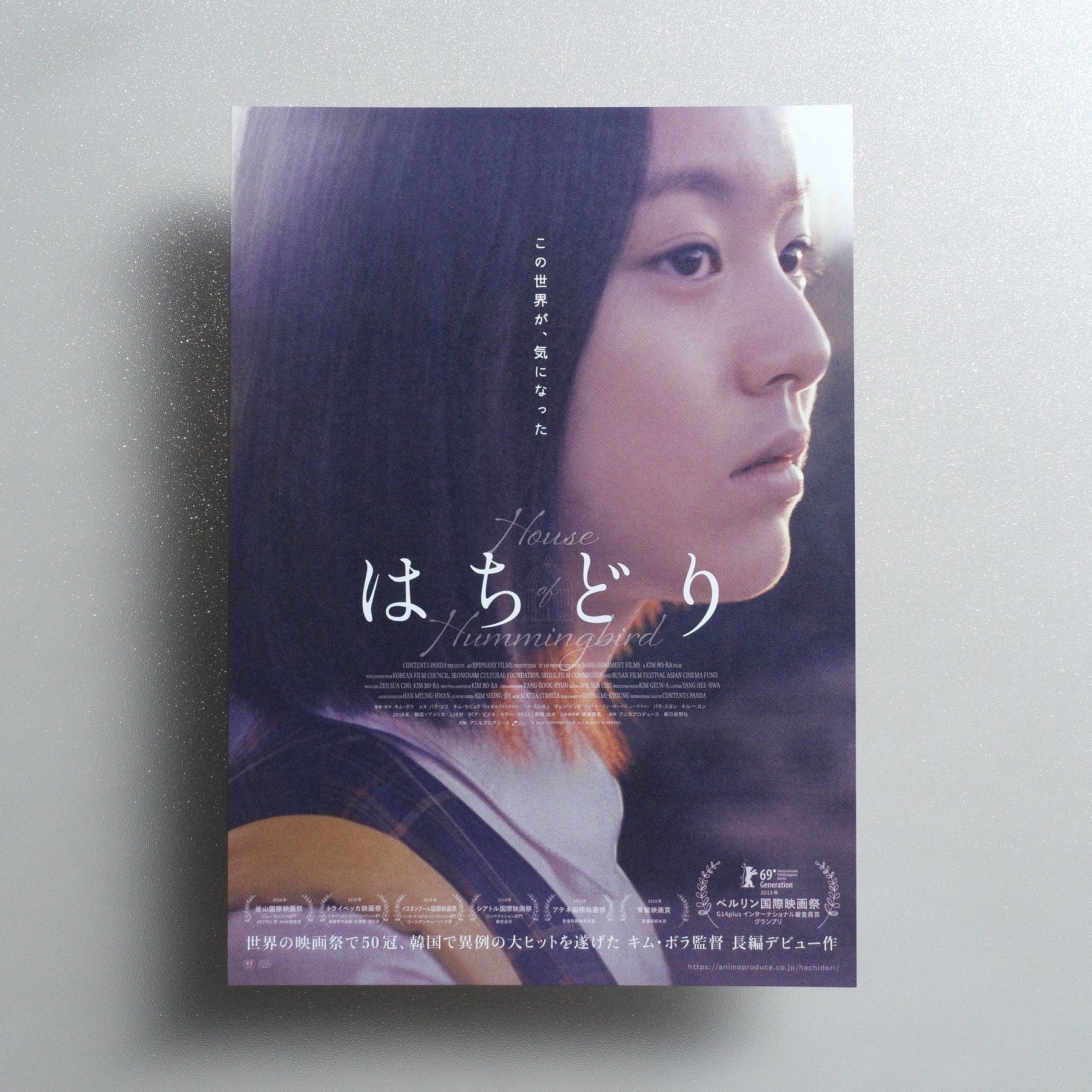 House of Hummingbird 2020 Japanese B5 Movie Flyer - front