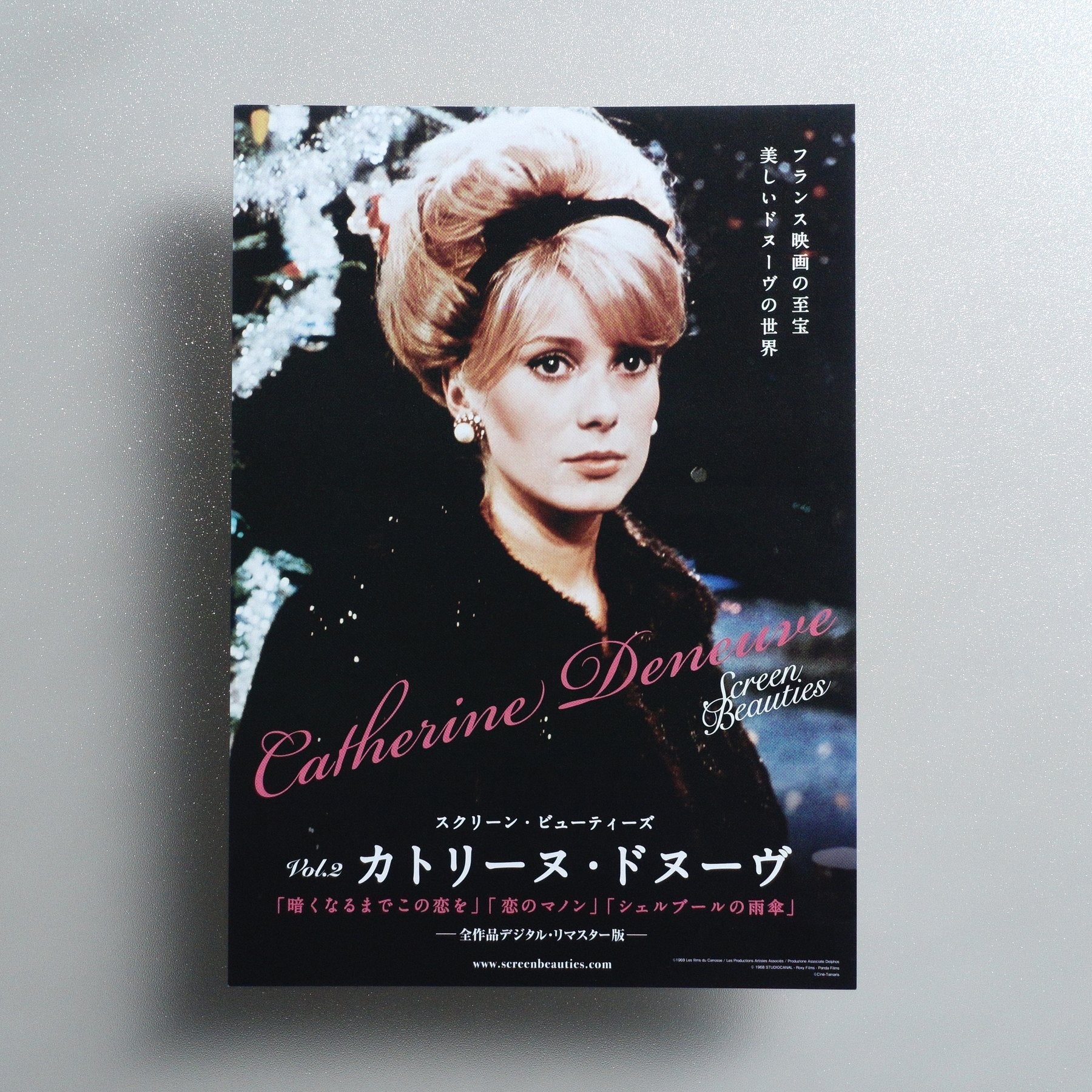 Screen Beauties Vol. 2: Catherine Deneuve 2013 Japanese B5 Screening Flyer - front
