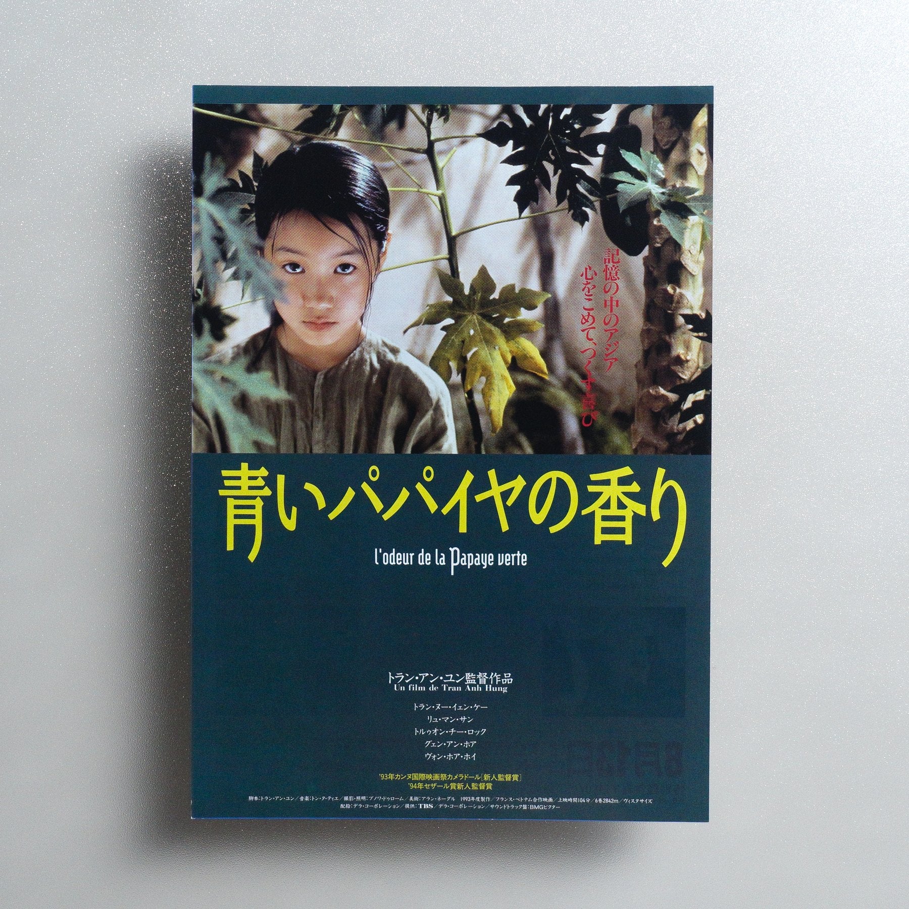 The Scent of Green Papaya 1994 Japanese B5 Movie Flyer - front