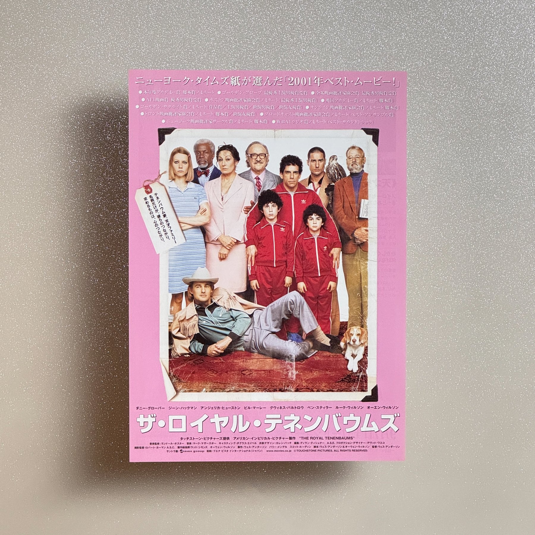 The Royal Tenenbaums 2002 Japanese B5 Movie Flyer - front
