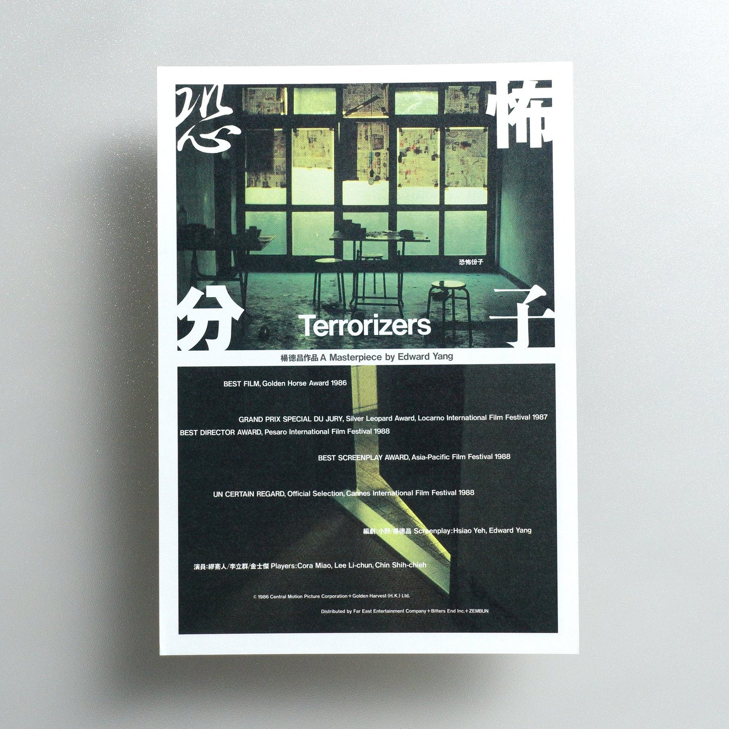 Terrorizers 1996 Japanese B5 Movie Flyer - front