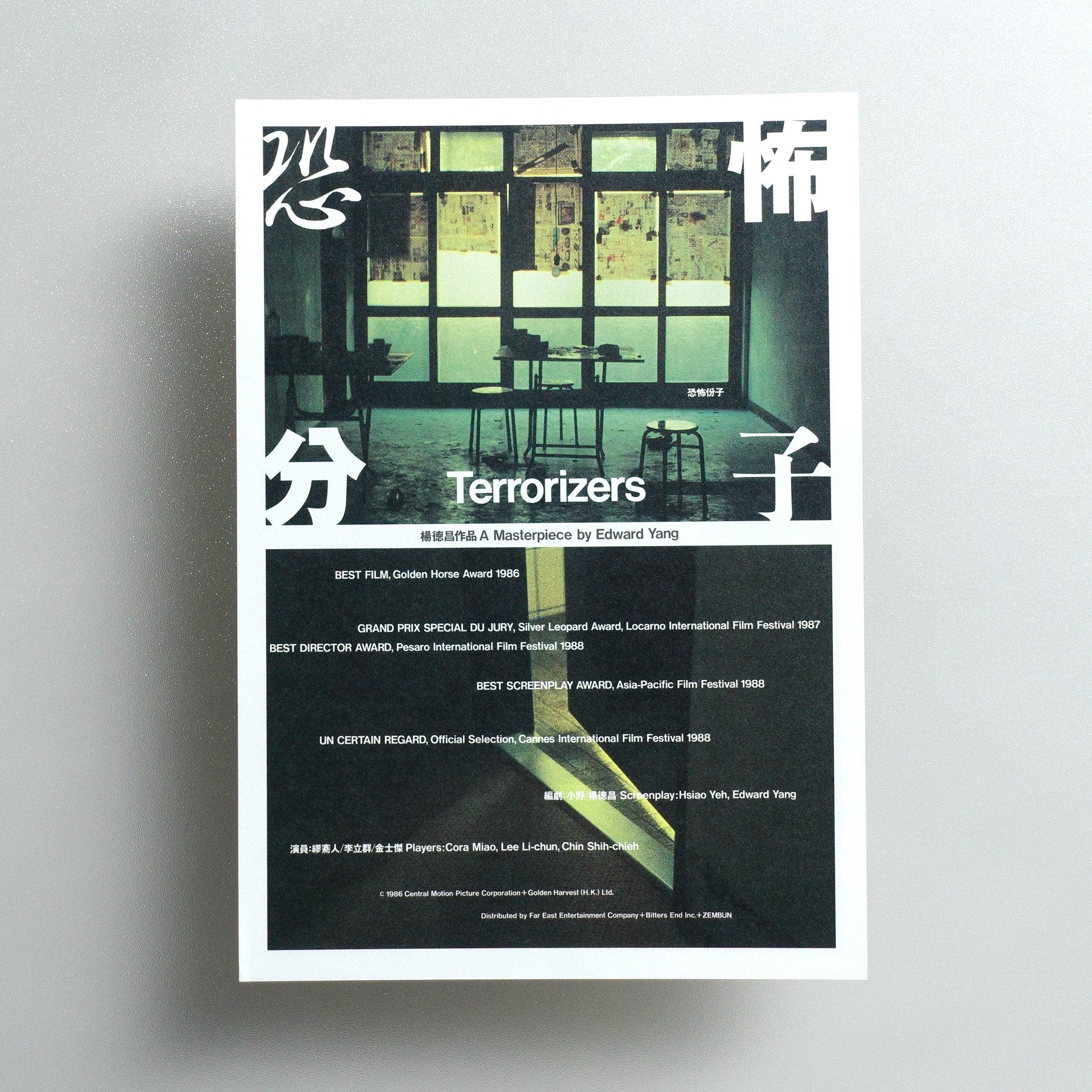 Terrorizers 1996 Japanese B5 Movie Flyer - front