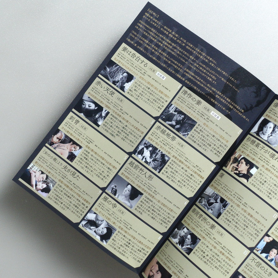 Wakao Ayako Film Festival Side; B 2025 Japanese B5 Folded Flyer - reverse