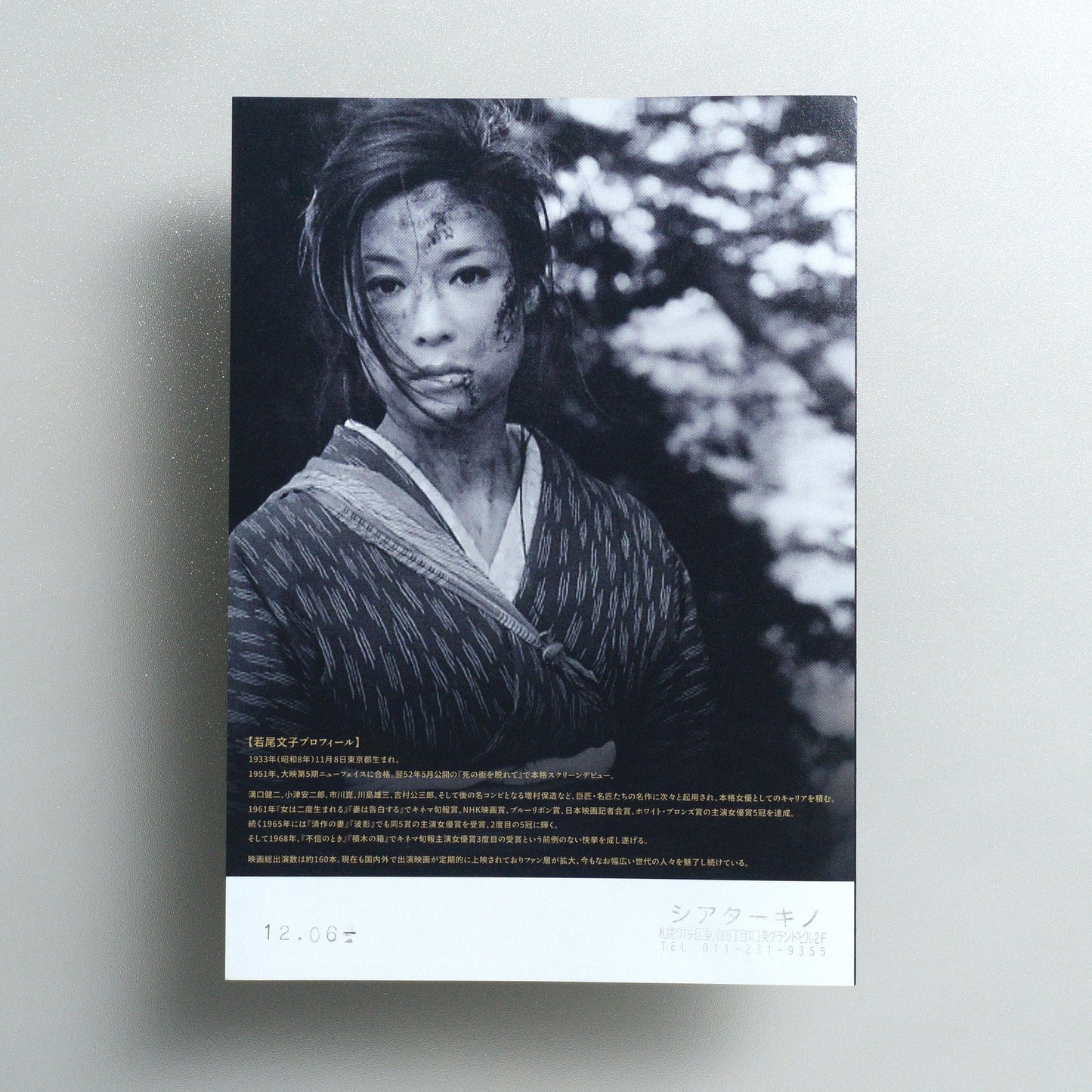 Wakao Ayako Film Festival Side; B 2025 Japanese B5 Folded Flyer - side C