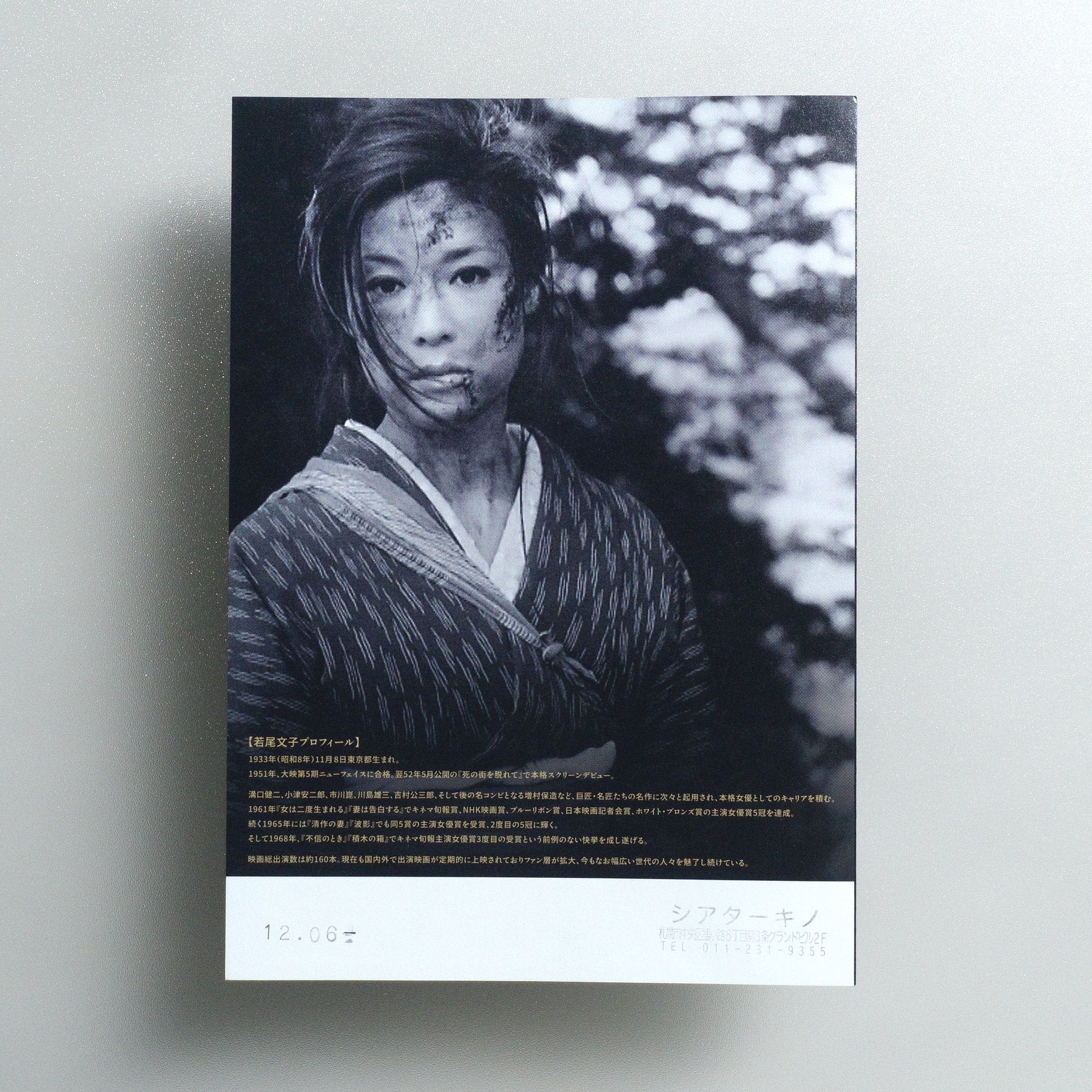 Wakao Ayako Film Festival Side; B 2025 Japanese B5 Folded Flyer - side C
