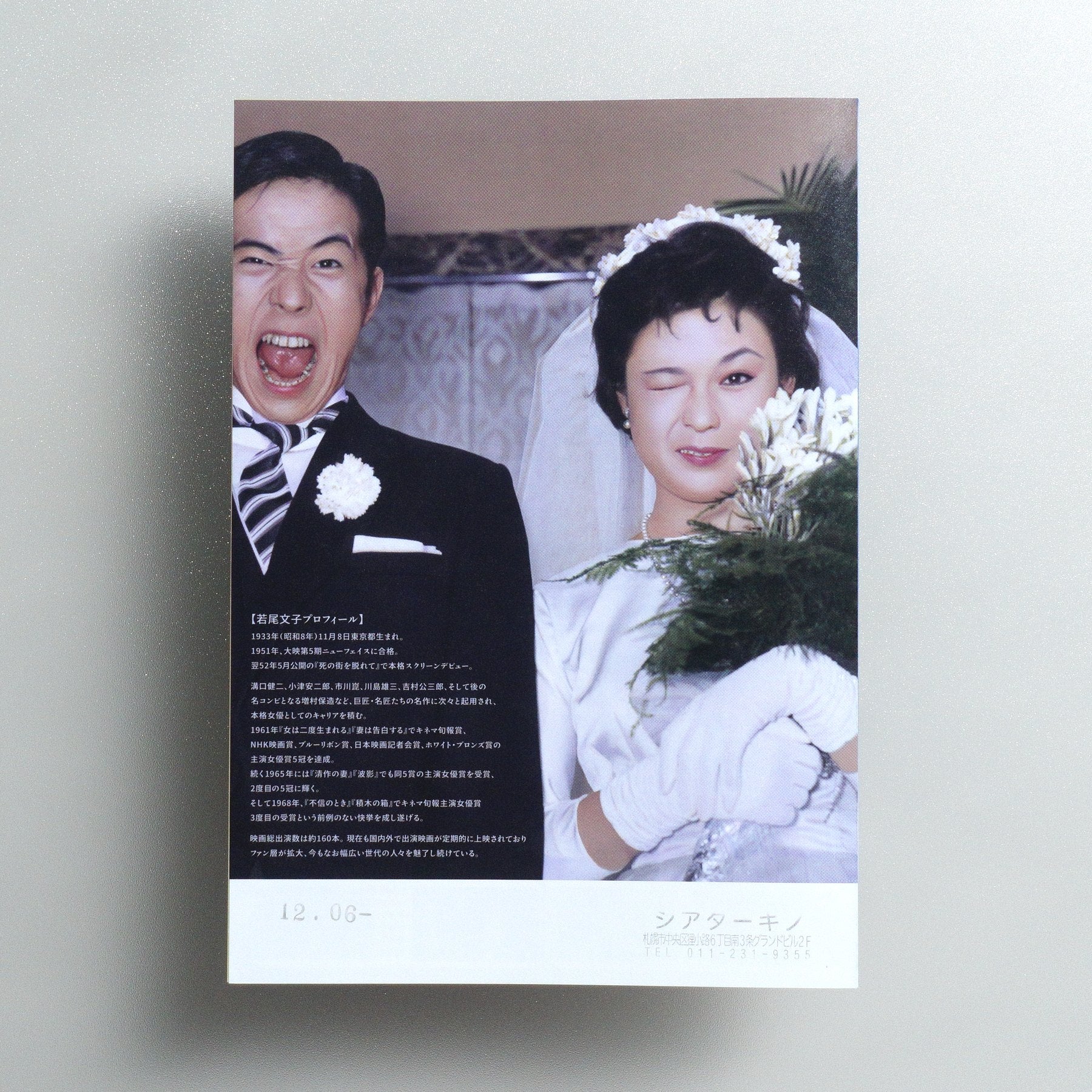 Wakao Ayako Film Festival Side; A 2025 Japanese B5 Folded Flyer - side C
