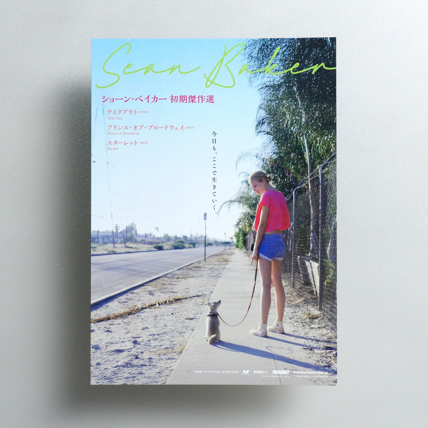 Sean Baker: Early Works Selection 2025 Japanese B5 Screening Flyer - front