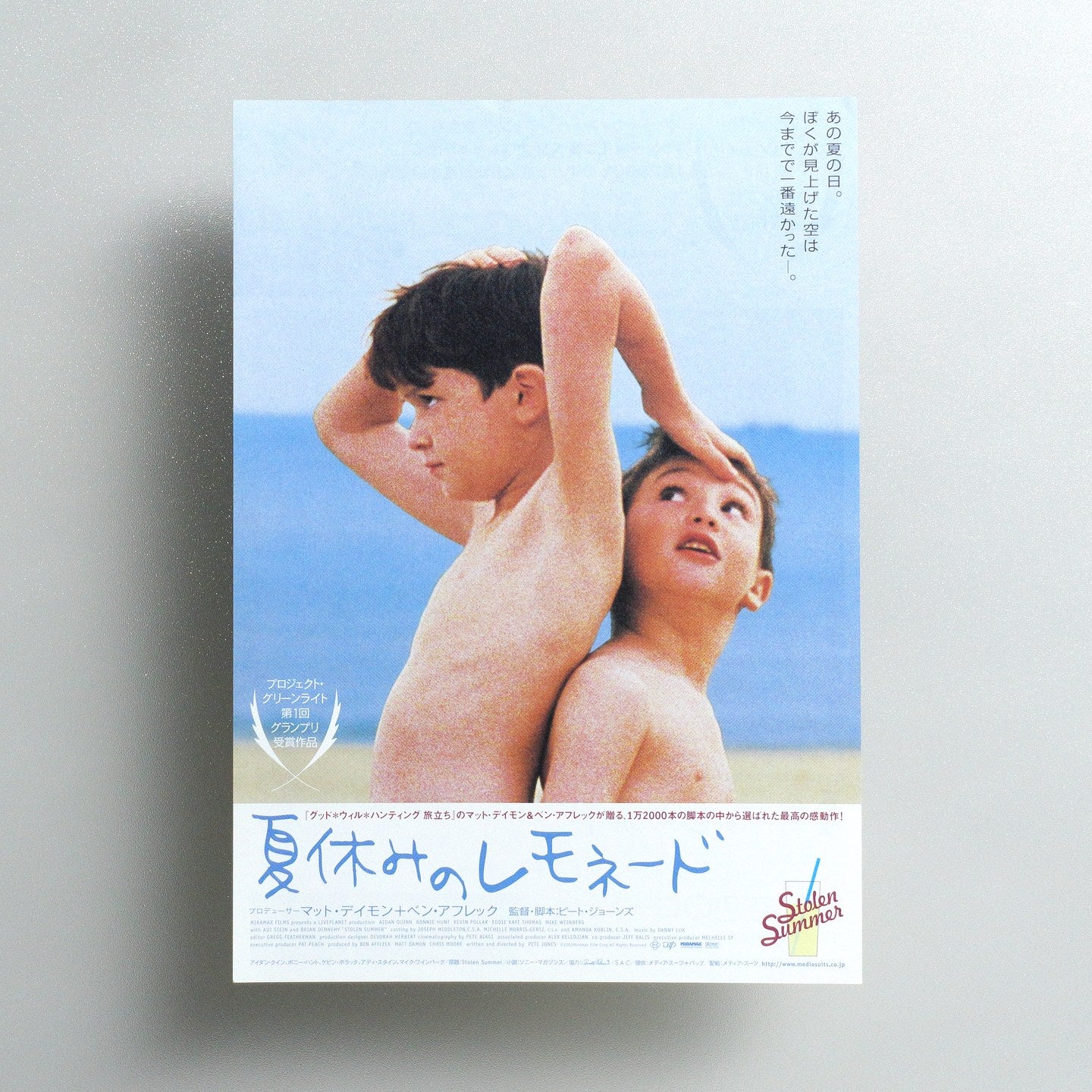 Stolen Summer 2003 Japanese B5 Movie Flyer - front