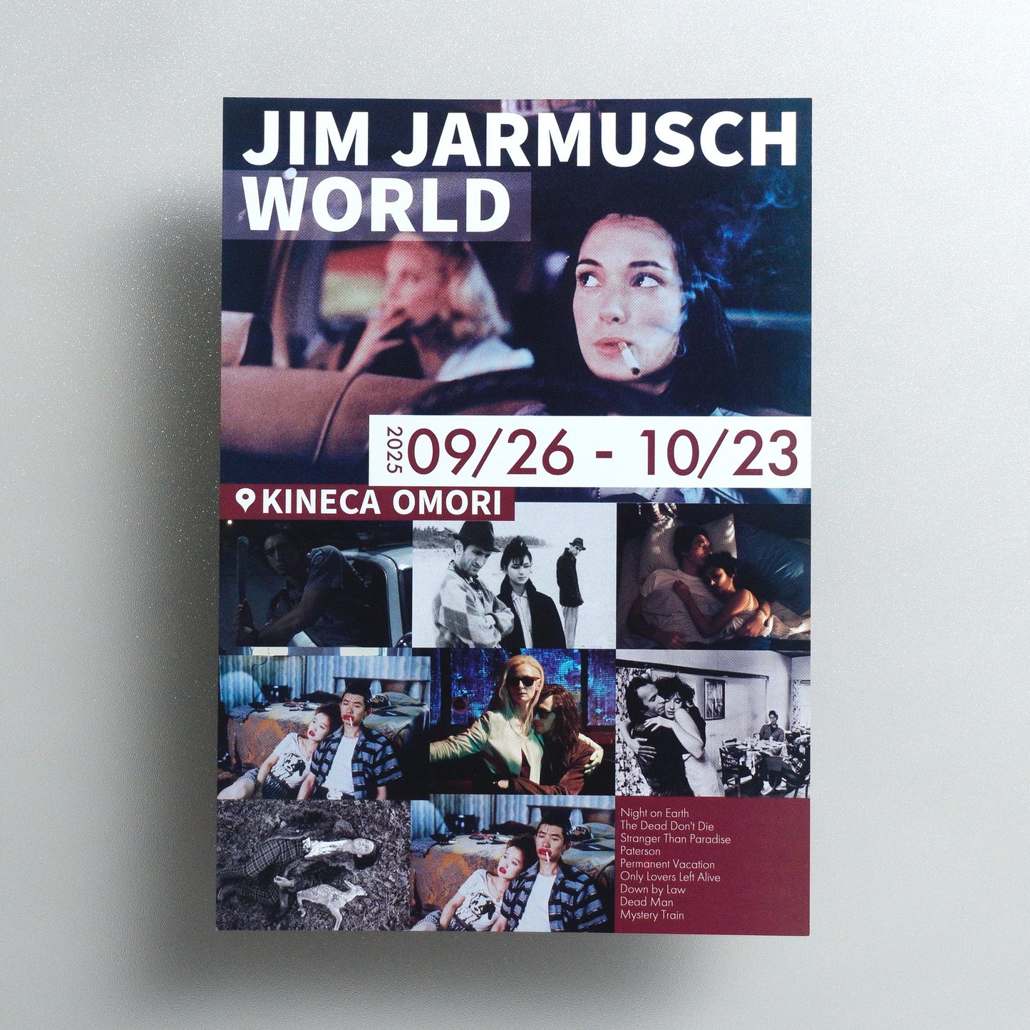 JIM JARMUSCH WORLD 2025 Japanese B5 Screening Flyer - front
