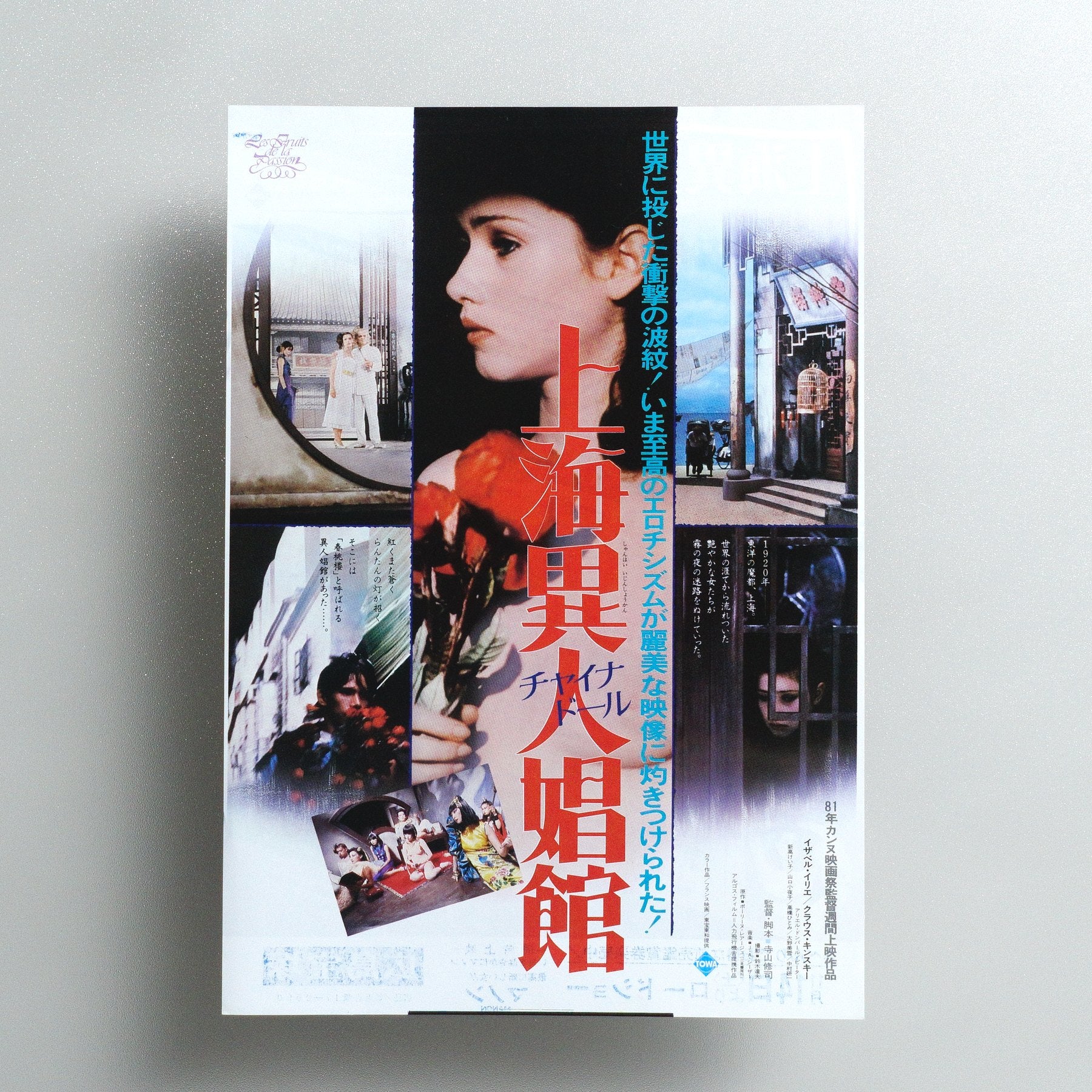 Les Fruits de la Passion 1981 Japanese B5 Movie Flyer - front