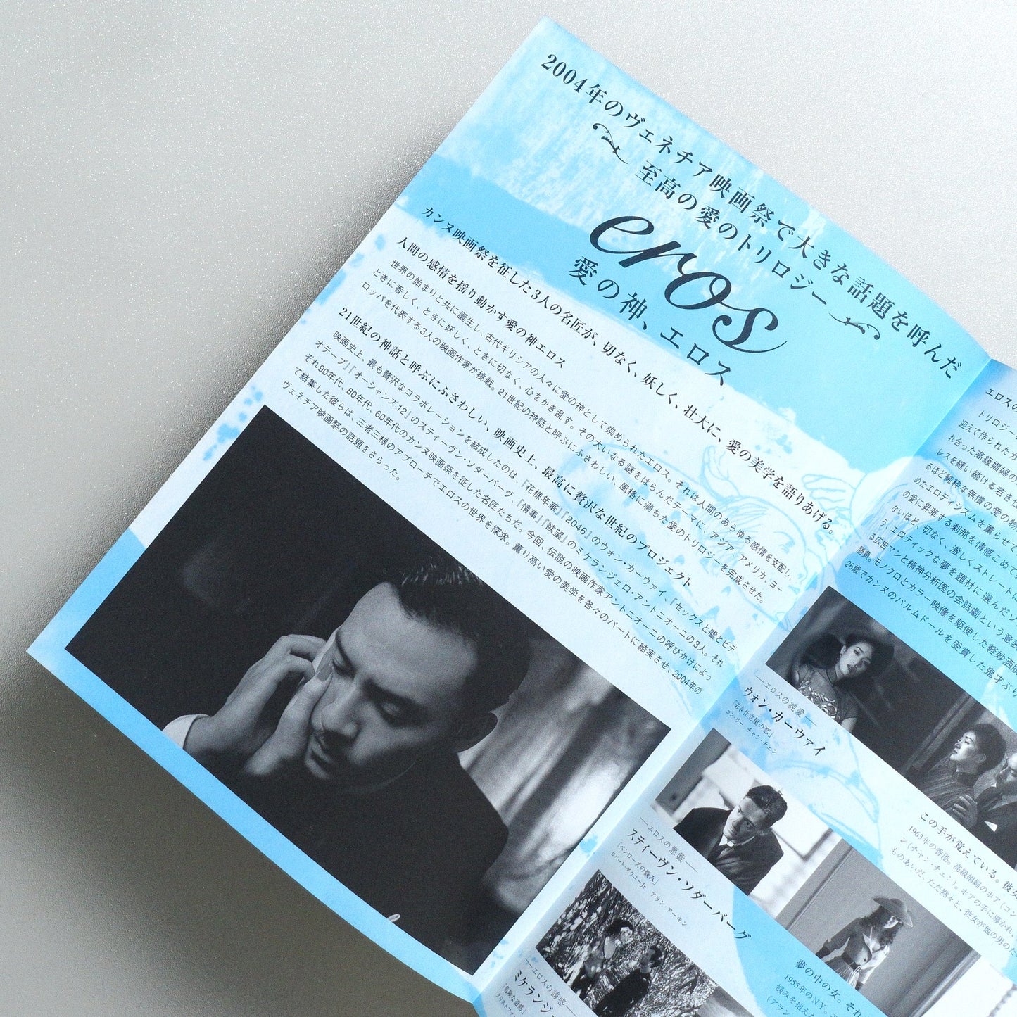 Eros 2005 Japanese B5 Folded Flyer - reverse