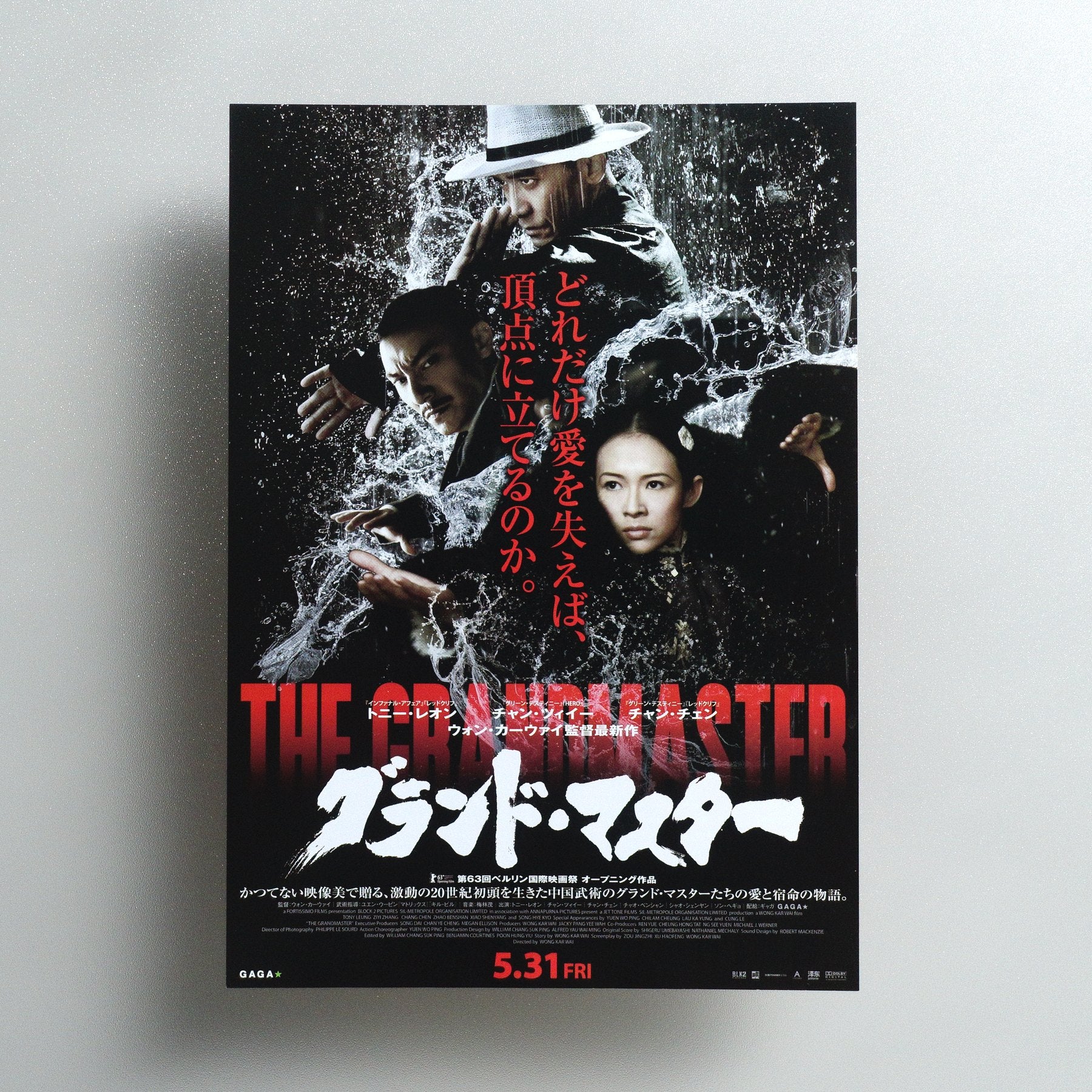The Grandmaster 2013 Japanese B5 Movie Flyer - front