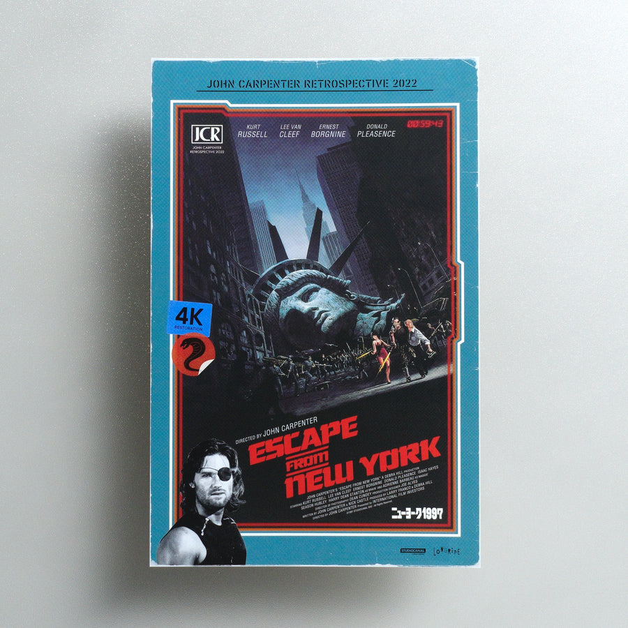 John Carpenter Retrospective 2022 2021 Japanese B5 Screening Flyer - front