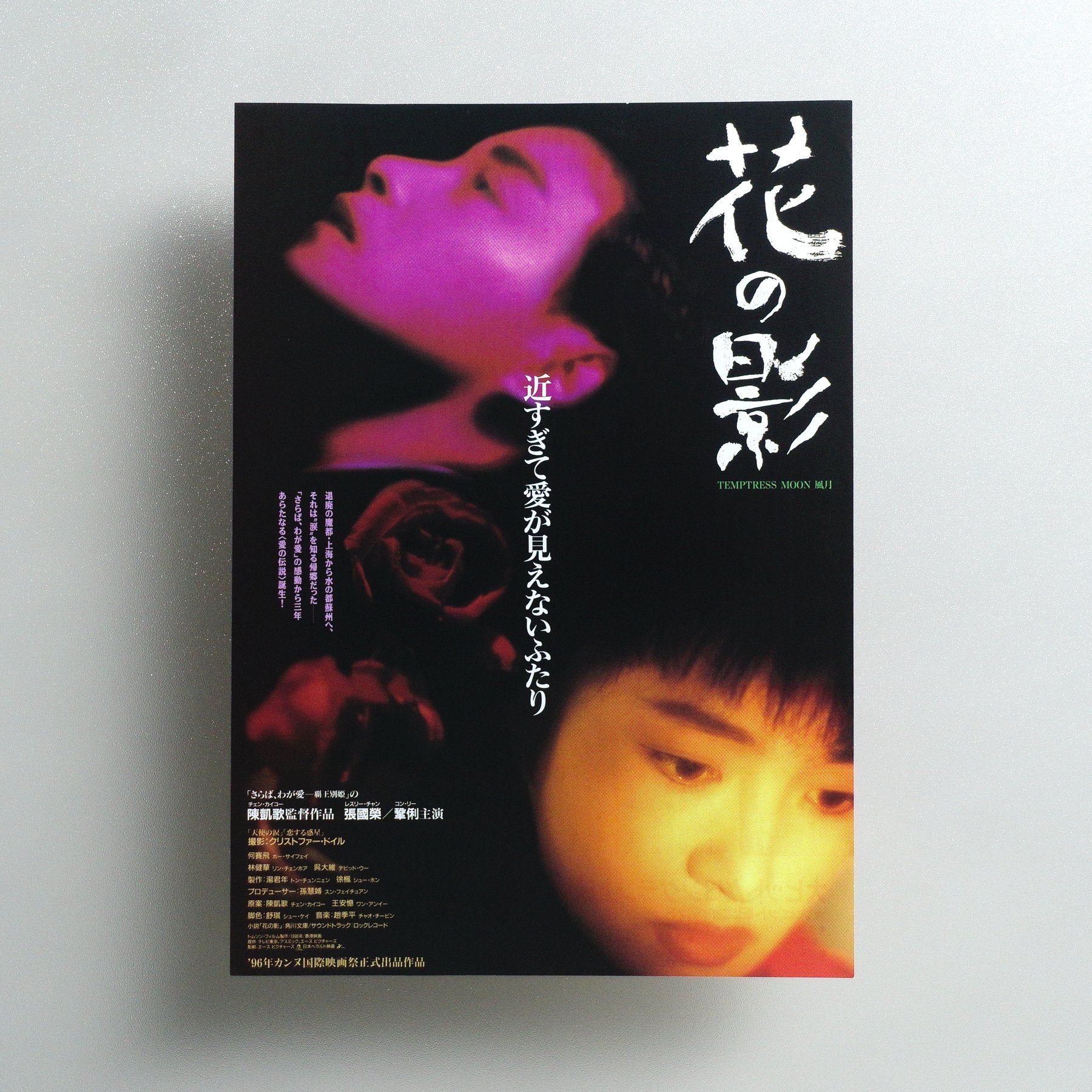 Temptress Moon 1996 Japanese B5 Movie Flyer - front